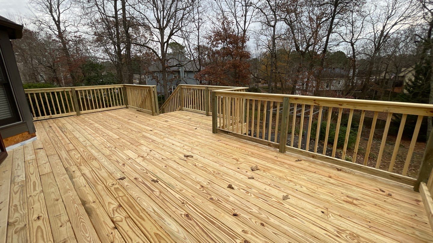 Russet Woods - Deck by Pillar and Pine