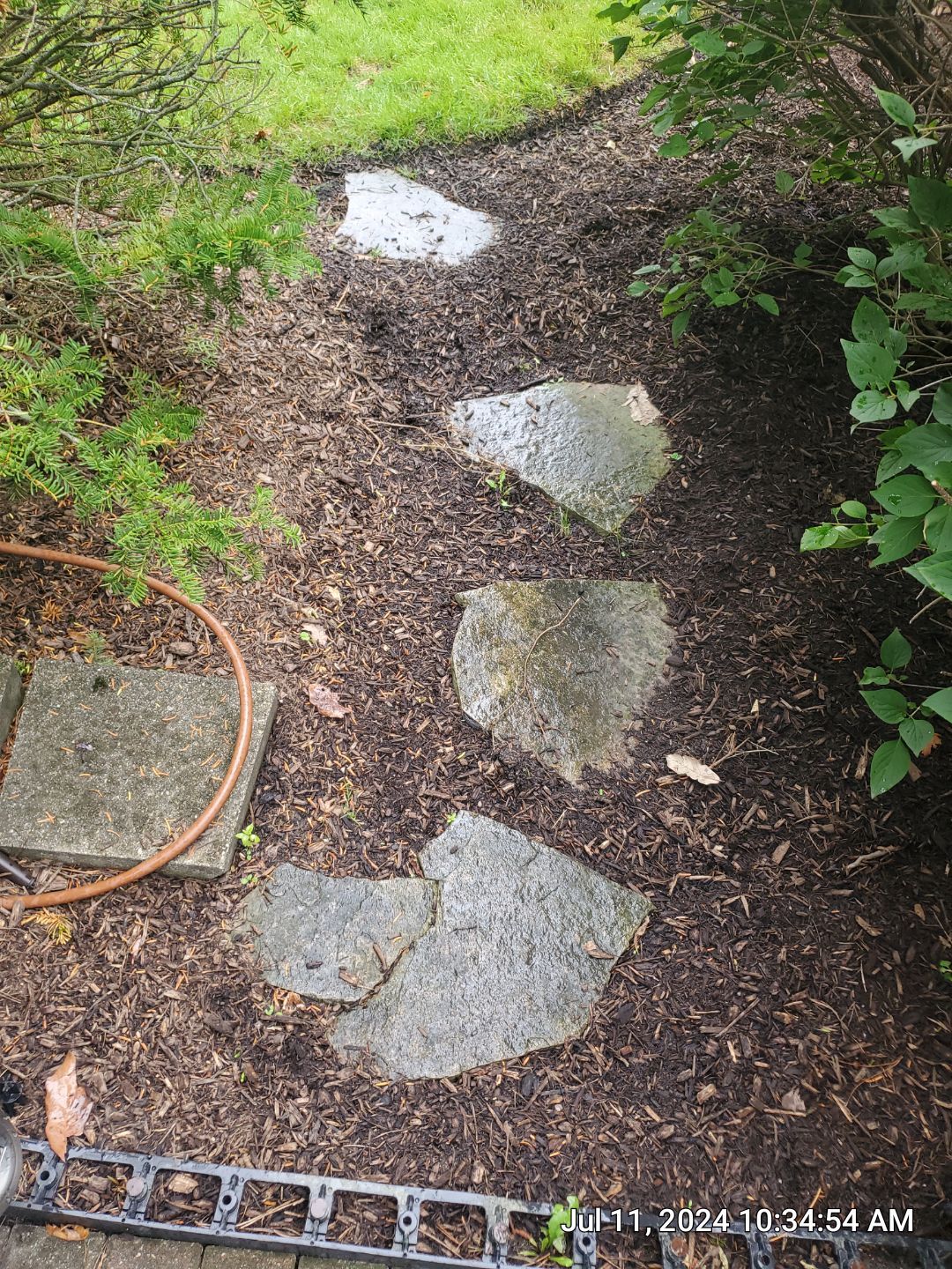 Brick paver repair, clean and seal by Northern Power Washing LLC.