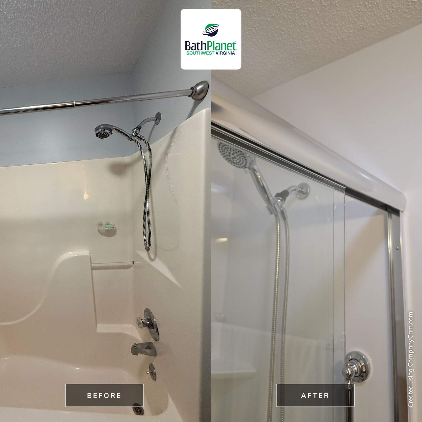Tub to Shower by BathPlanet SW Virginia