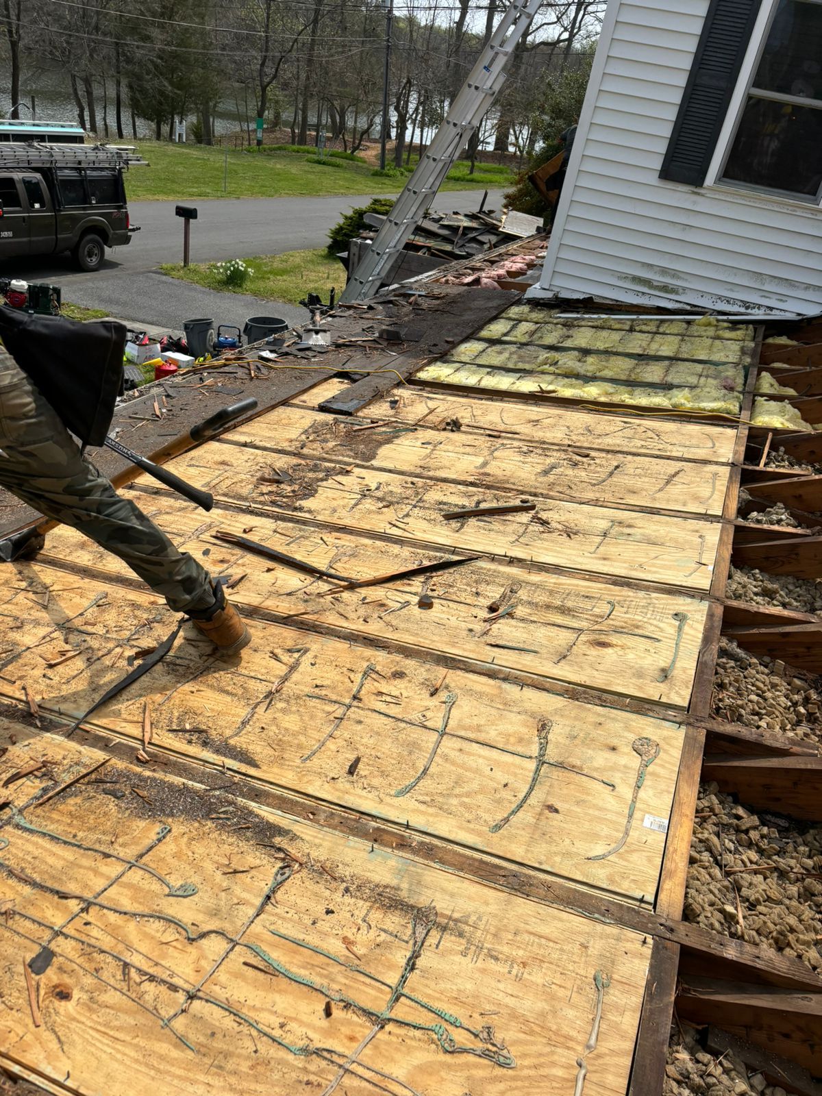 Roof Installation using GAF Timberline HDZ by ExteriorPros