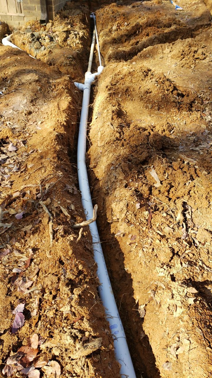 Crawl space encapsulation and exterior drainage by Power Wash Masters LLC