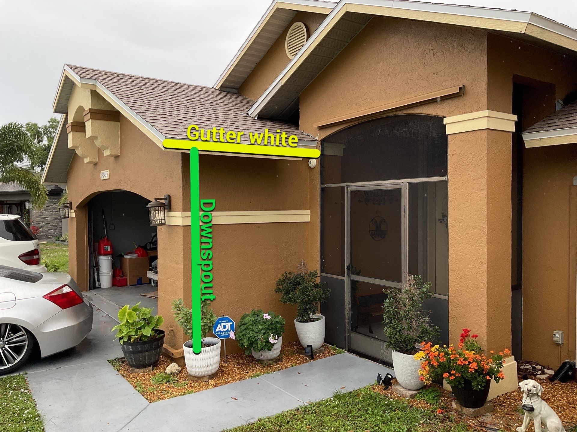 K-Style Aluminum Gutters Installation in Fort Myers FL by Gutter Professors