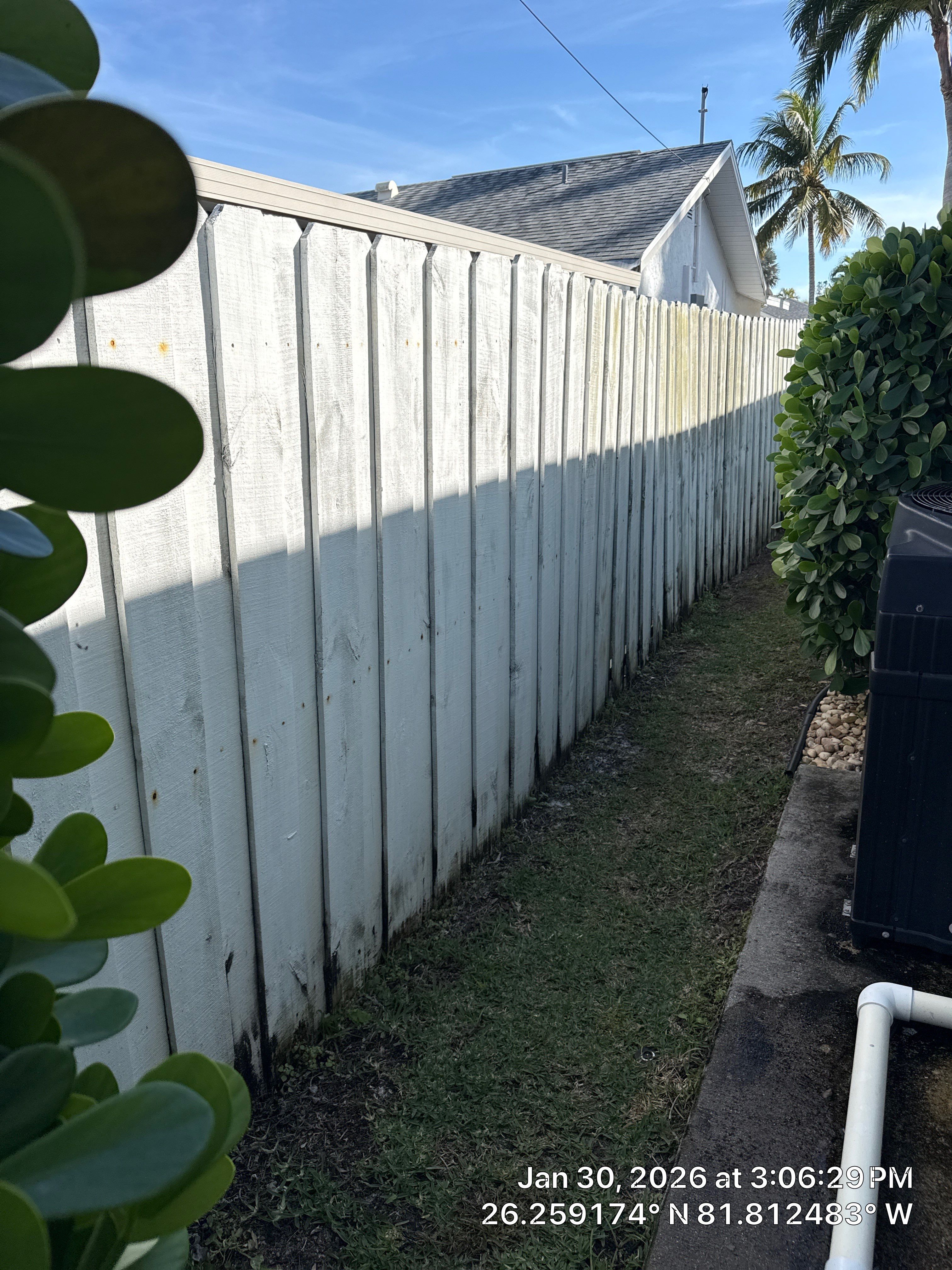 White Vinyl Privacy Fence and Gate Installation in Naples by True Fence LLC
