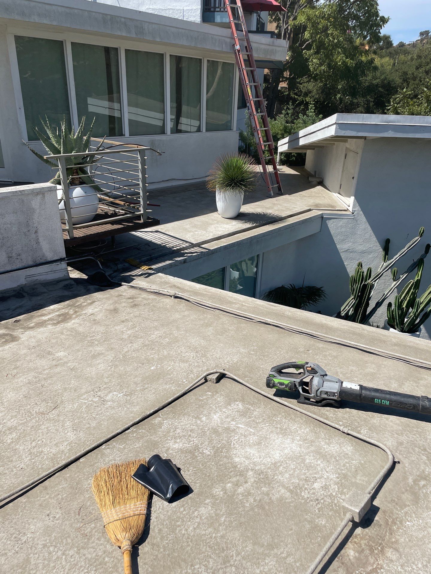 Silicone Membrane Re-coating  by Hull Brothers Roofing