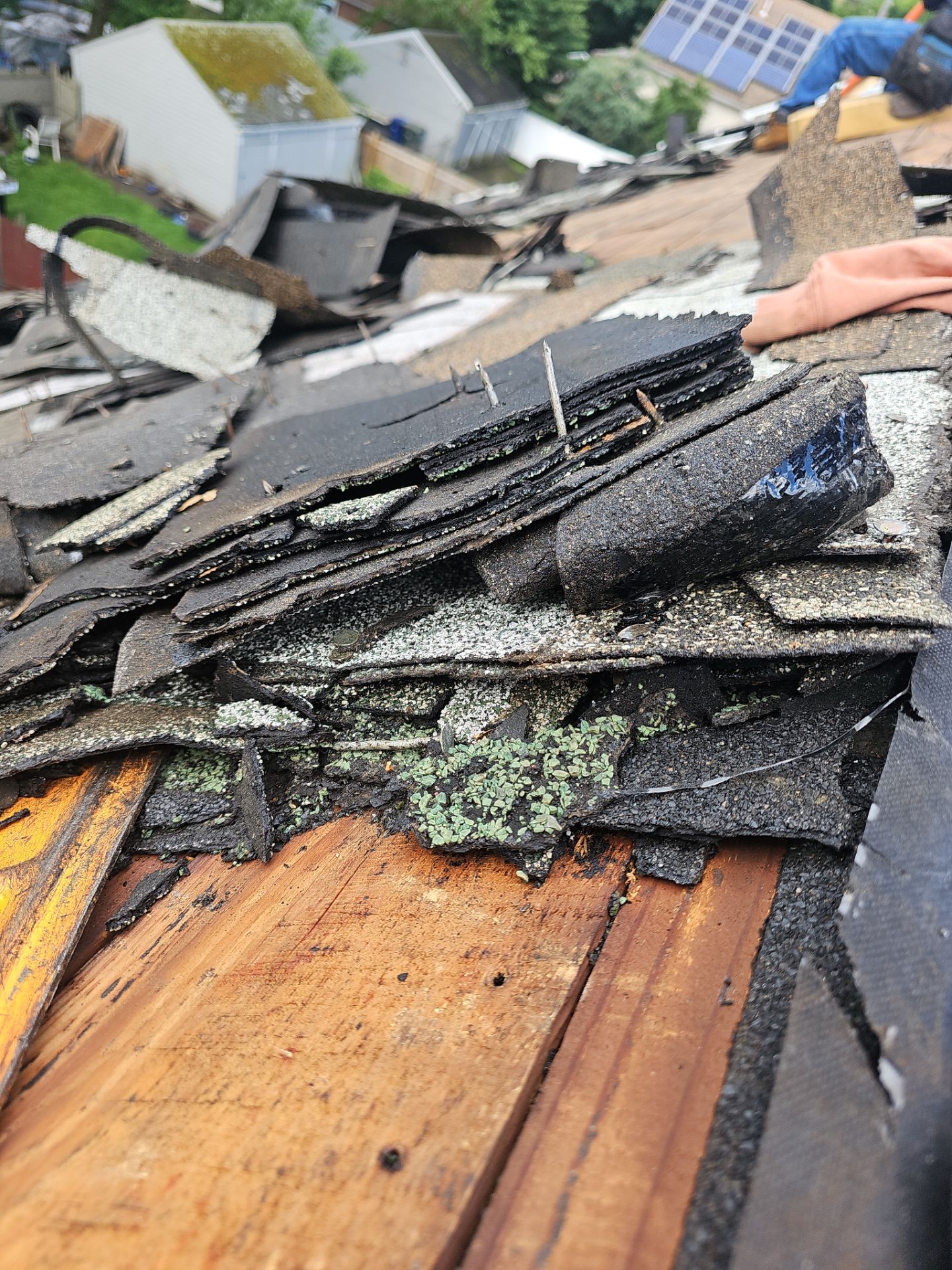 Residential Roofing Installation using Owens Corning TruDefinition Duration AR - Estate Gray by A Plus Exterior