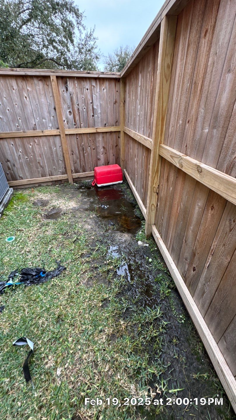 🌟 Steven’s Garage & Backyard Drainage Makeover by Texas Urban Elements