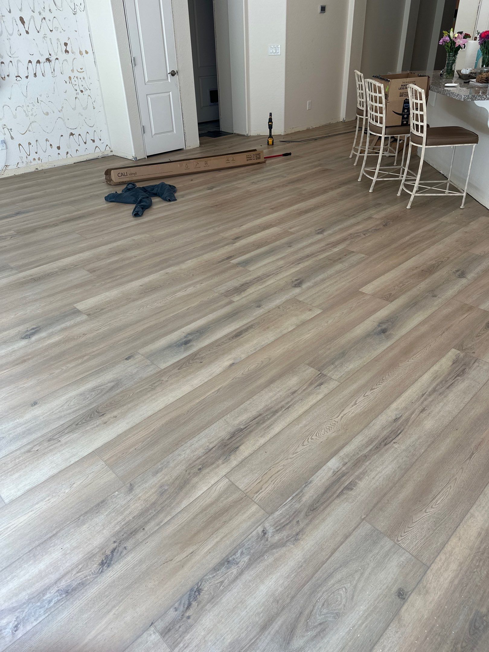 Flooring Installation using Luxury Vinyl Plank by Footprints Floors of Chandler 
