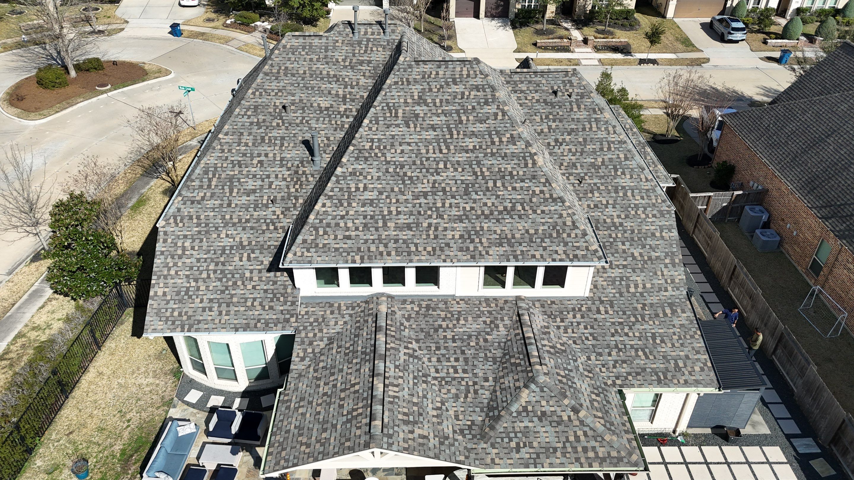 Roof Replacement in Cypress after Customer sustained Hail Damage! by Core Four Roofing
