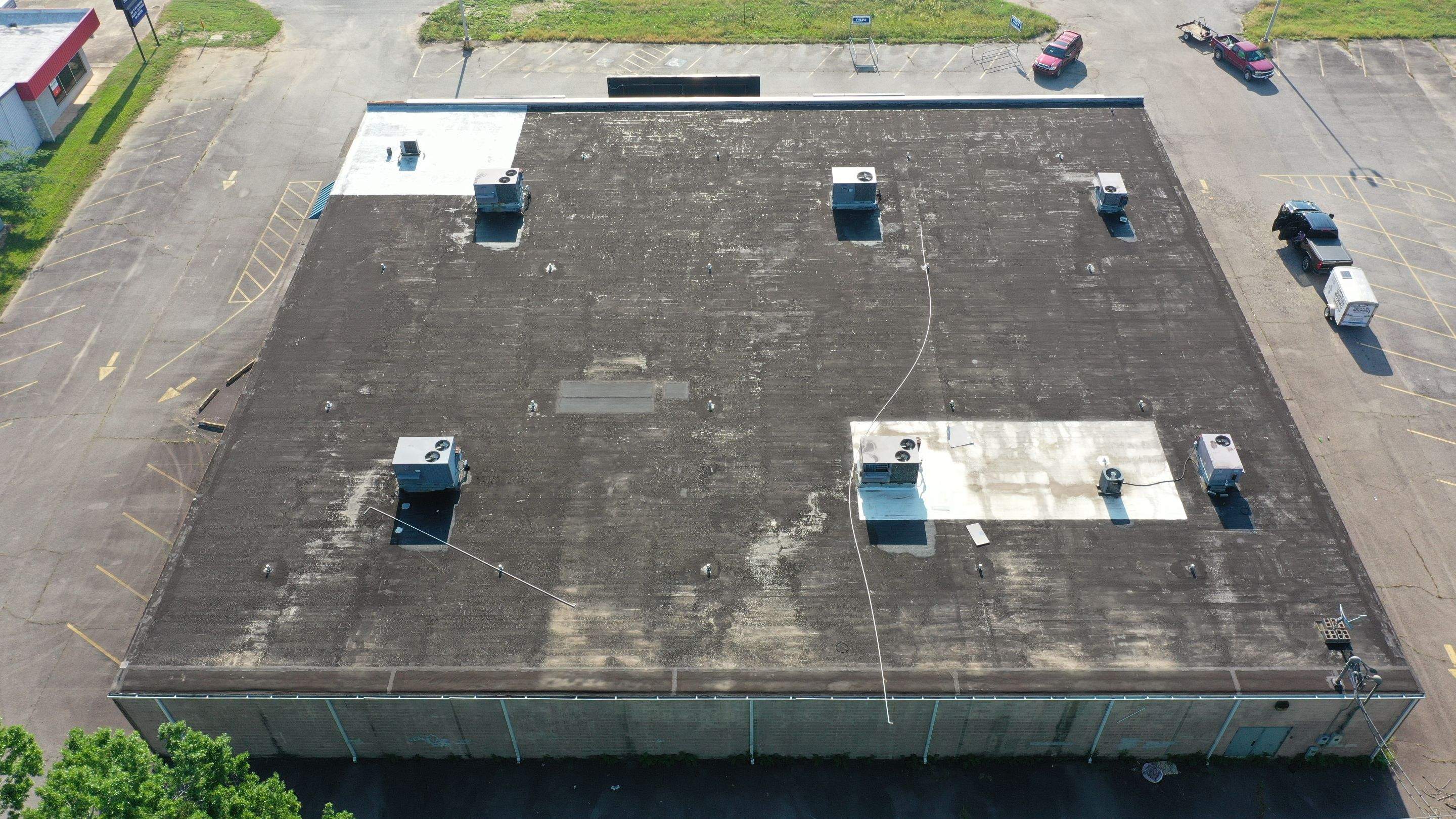 Commercial Roofing Installation using 50 mil PVC by Hostetler Roofing