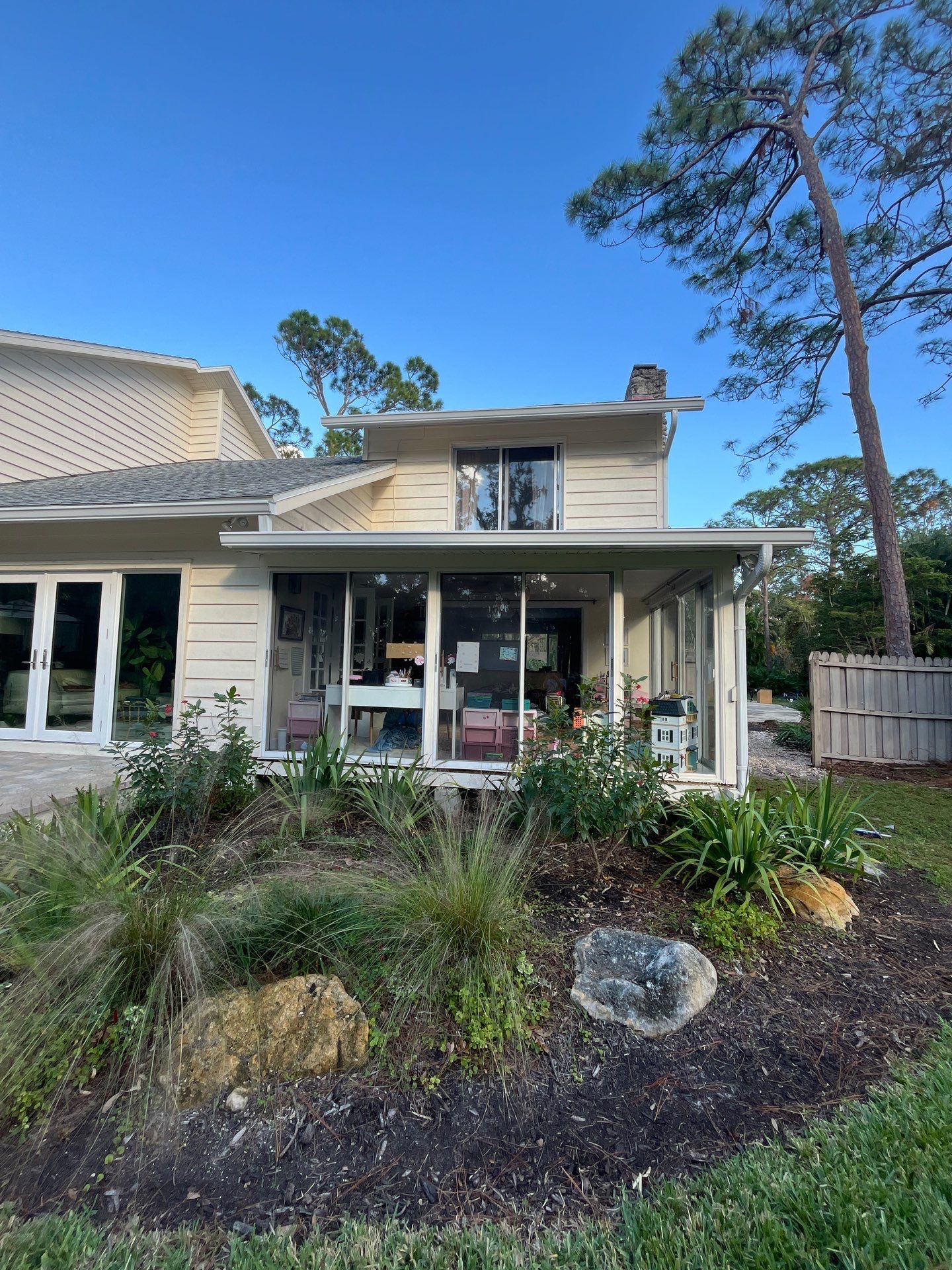 White 6-Inch Seamless Gutters Installation in Sarasota FL by Gutter Professors