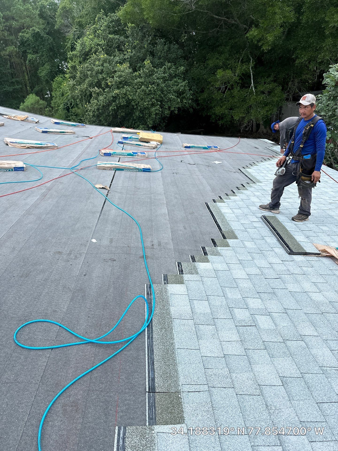Roof Replacement in Myrtle Grove, Wilmington, NC Using CertainTeed Landmark Silver Birch by RGR Construction and Roofing, LLC
