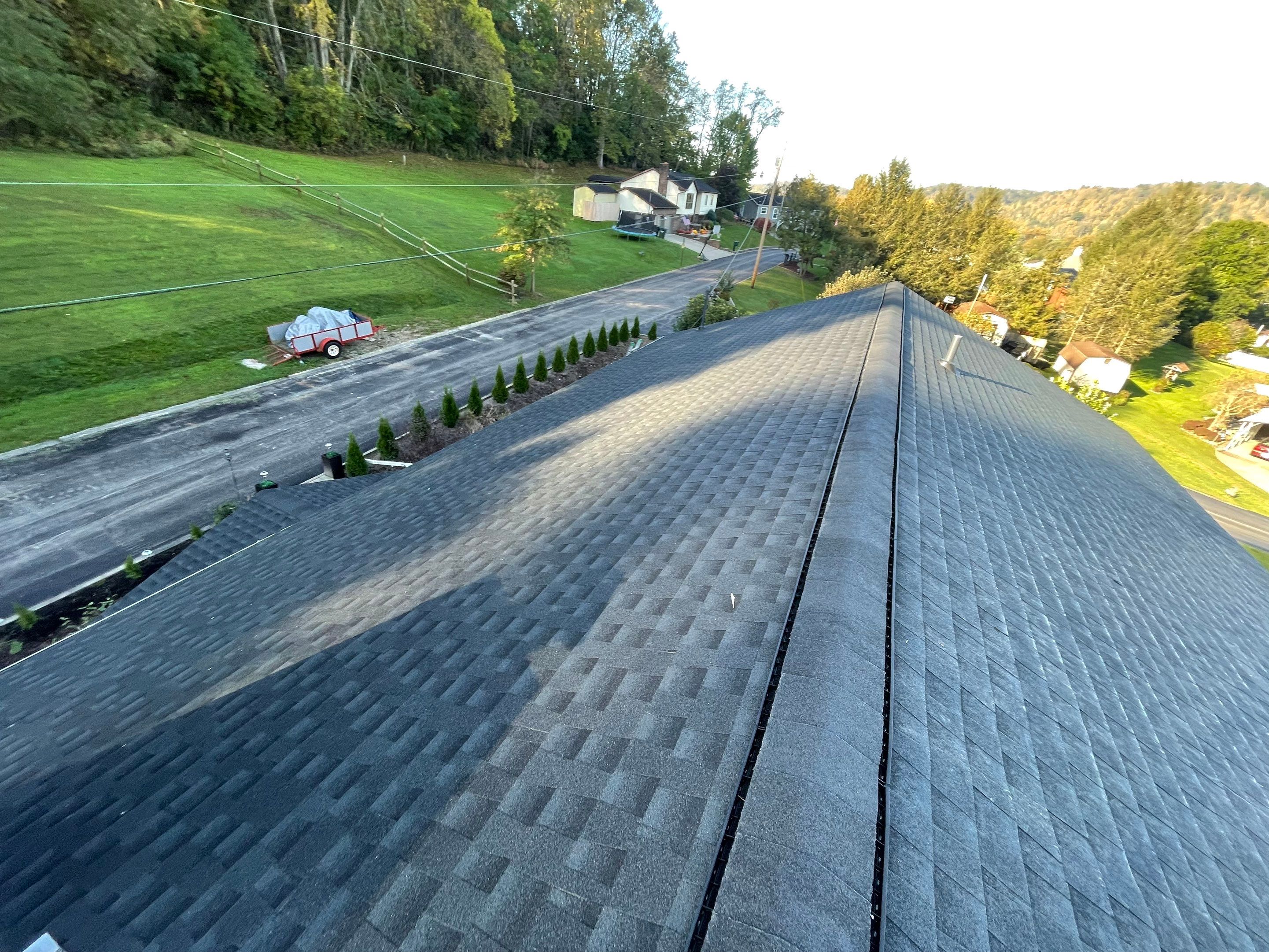Residential Roofing Installation using GAF Timberline HDZ, Black by Rainstoppers Roofing