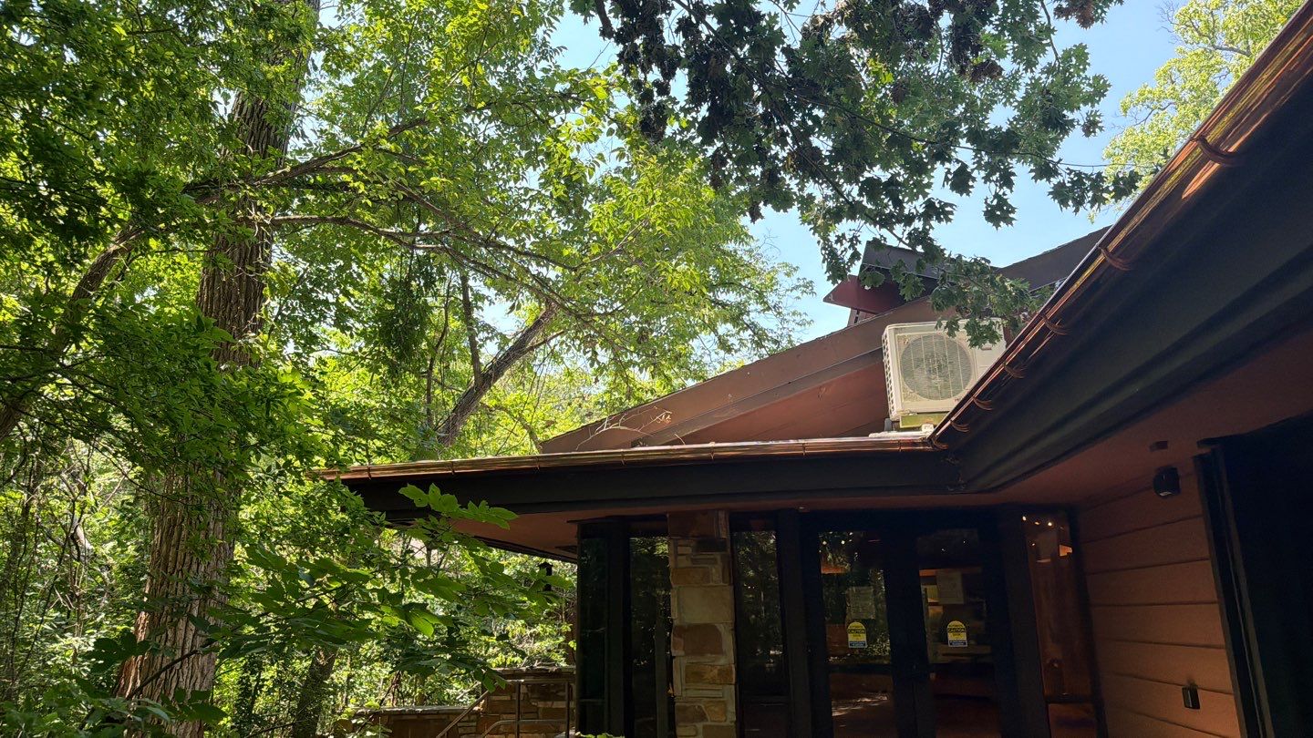 Copper Gutter Installation and Shingle Roof Replacement in Sulphur by BANA Roofing and Solar Supply
