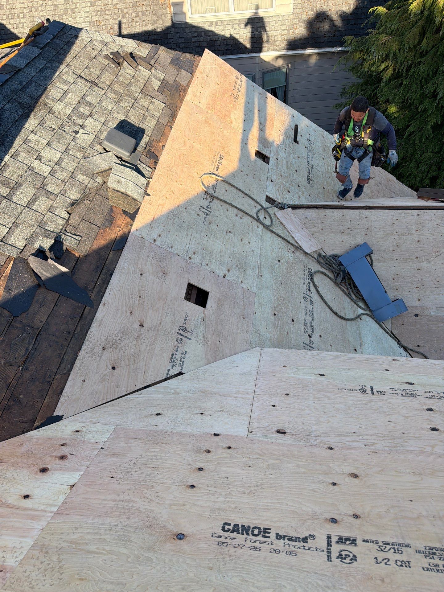Residential Roofing Installation using GAF HDZ Shingles by Roofing Formula LLC