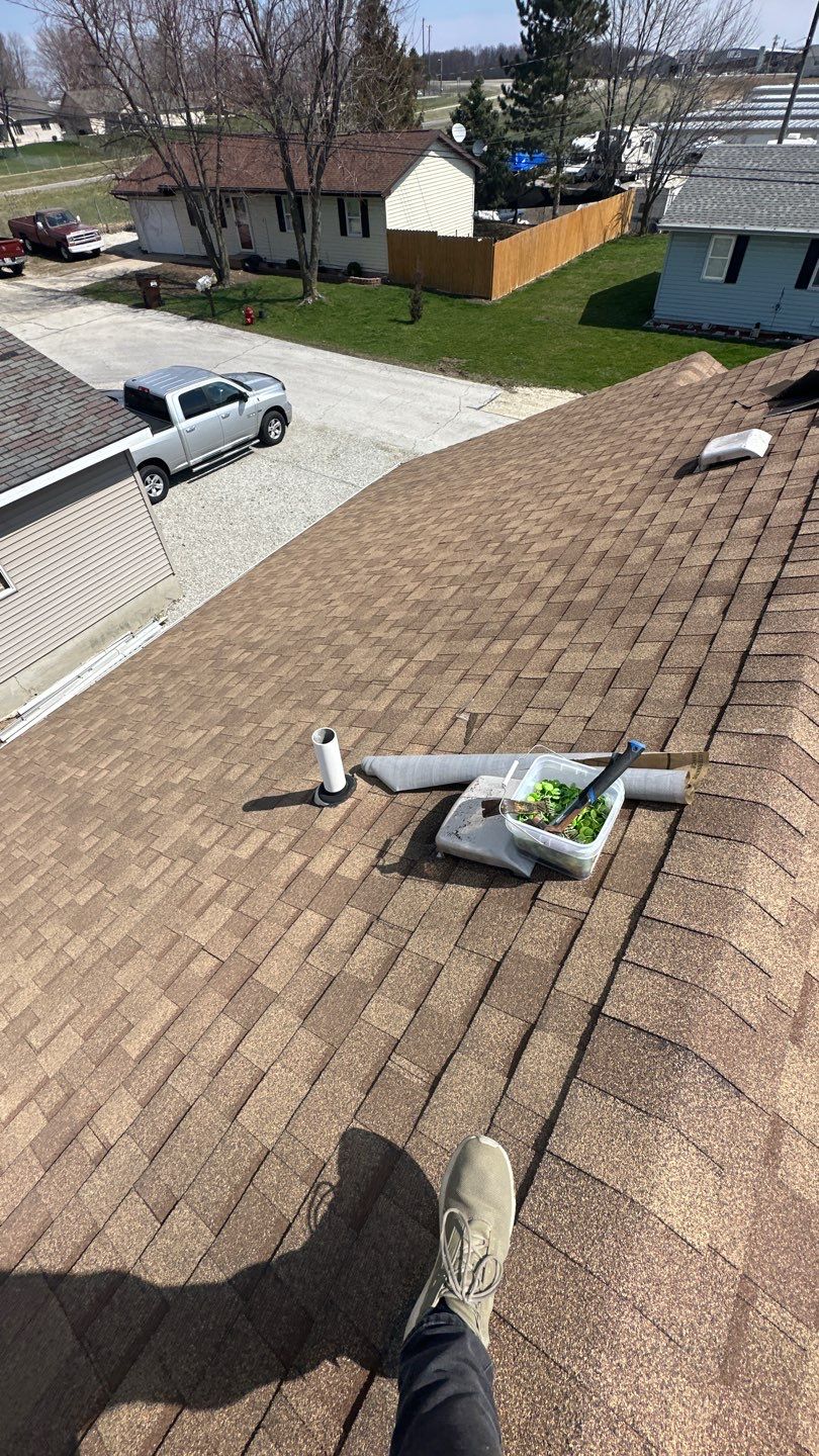 Residential Roofing Installation using GAF Timberline HDZ Charcoal by Nitro Roofing and Construction