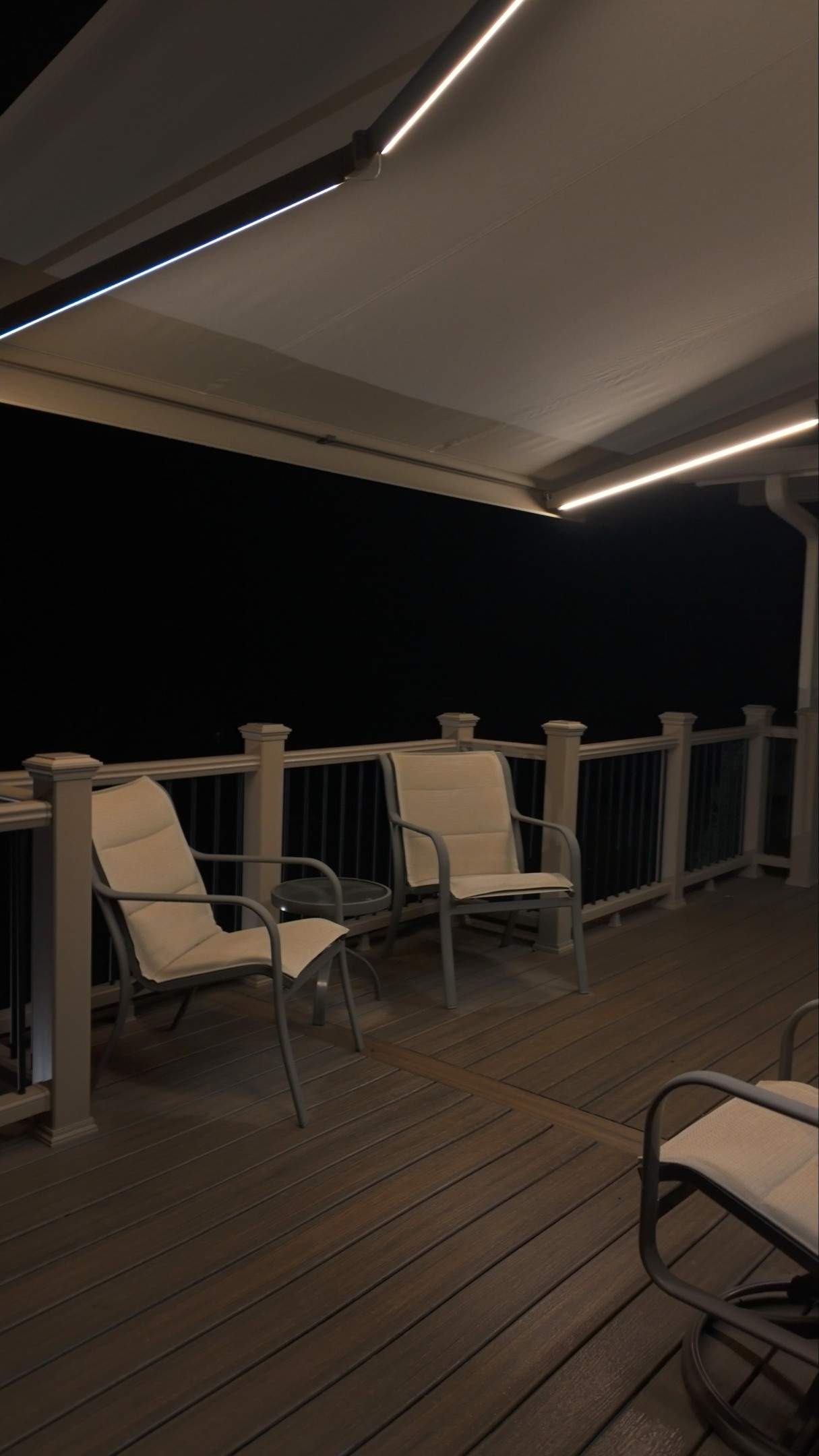 Dewey Deck Rebuild with Awning in Buford by Craftsman Deck Builders