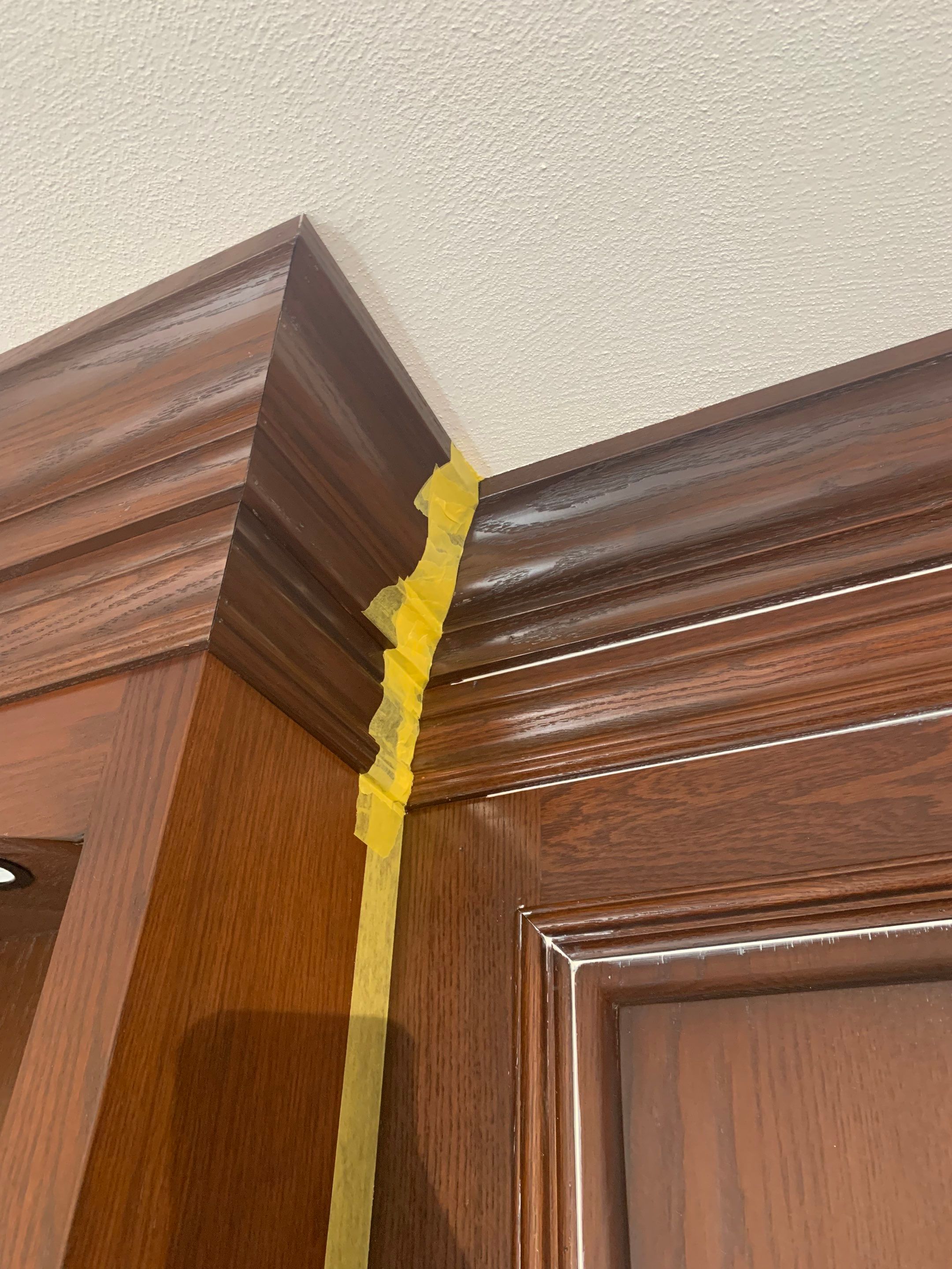 Fireplace/Mantle and Painting Stenciled Walls by Empire Painting Services, LLC