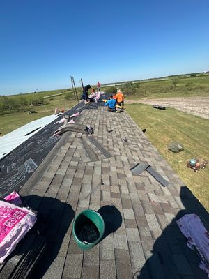 Residential Roofing Installation using Owen's Corning Duration (Lifetime) Shingles
