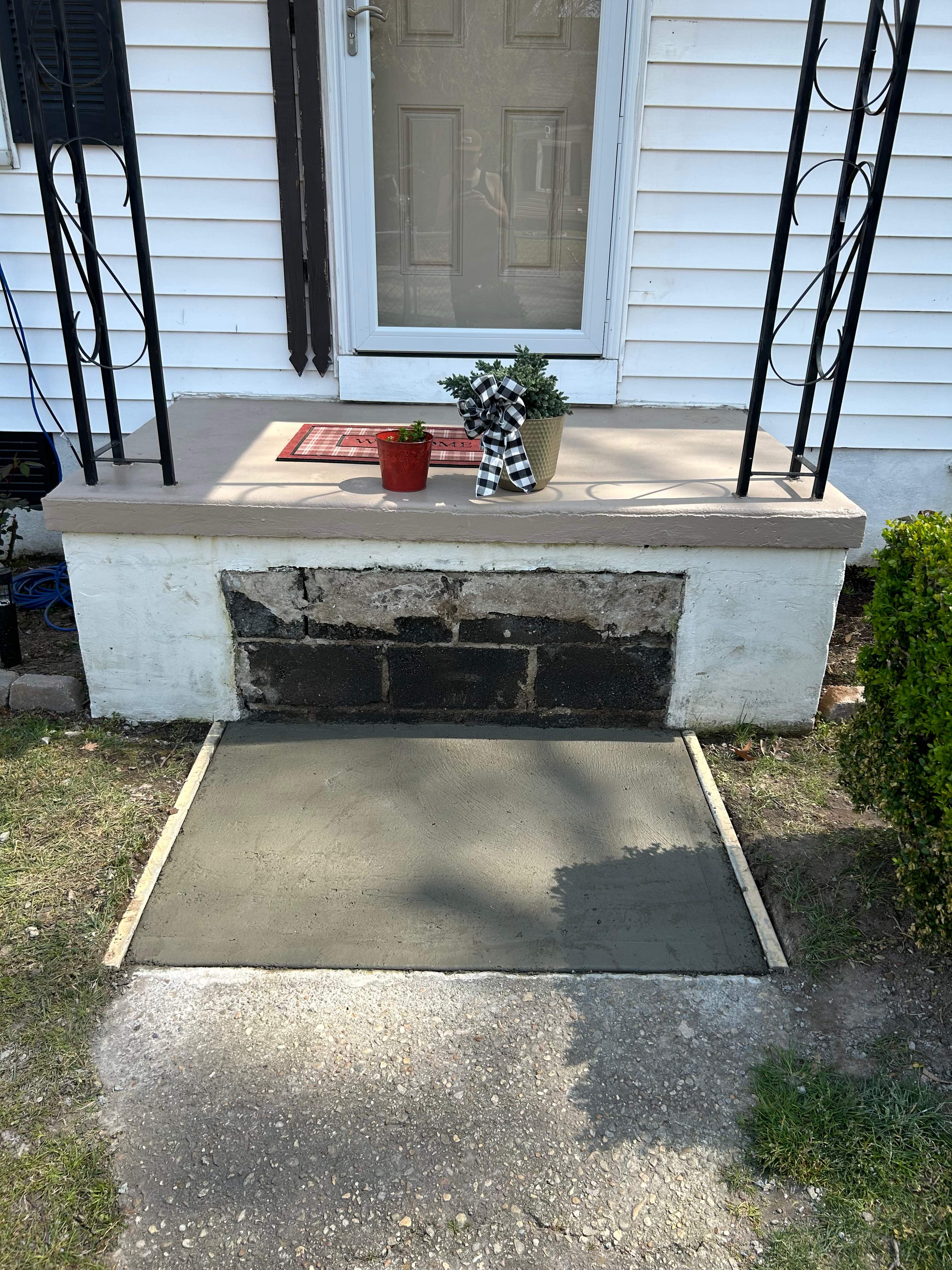 Masonry Stairs and Crown Repairs in Hampton, VA by Premier Chimney and Roofing