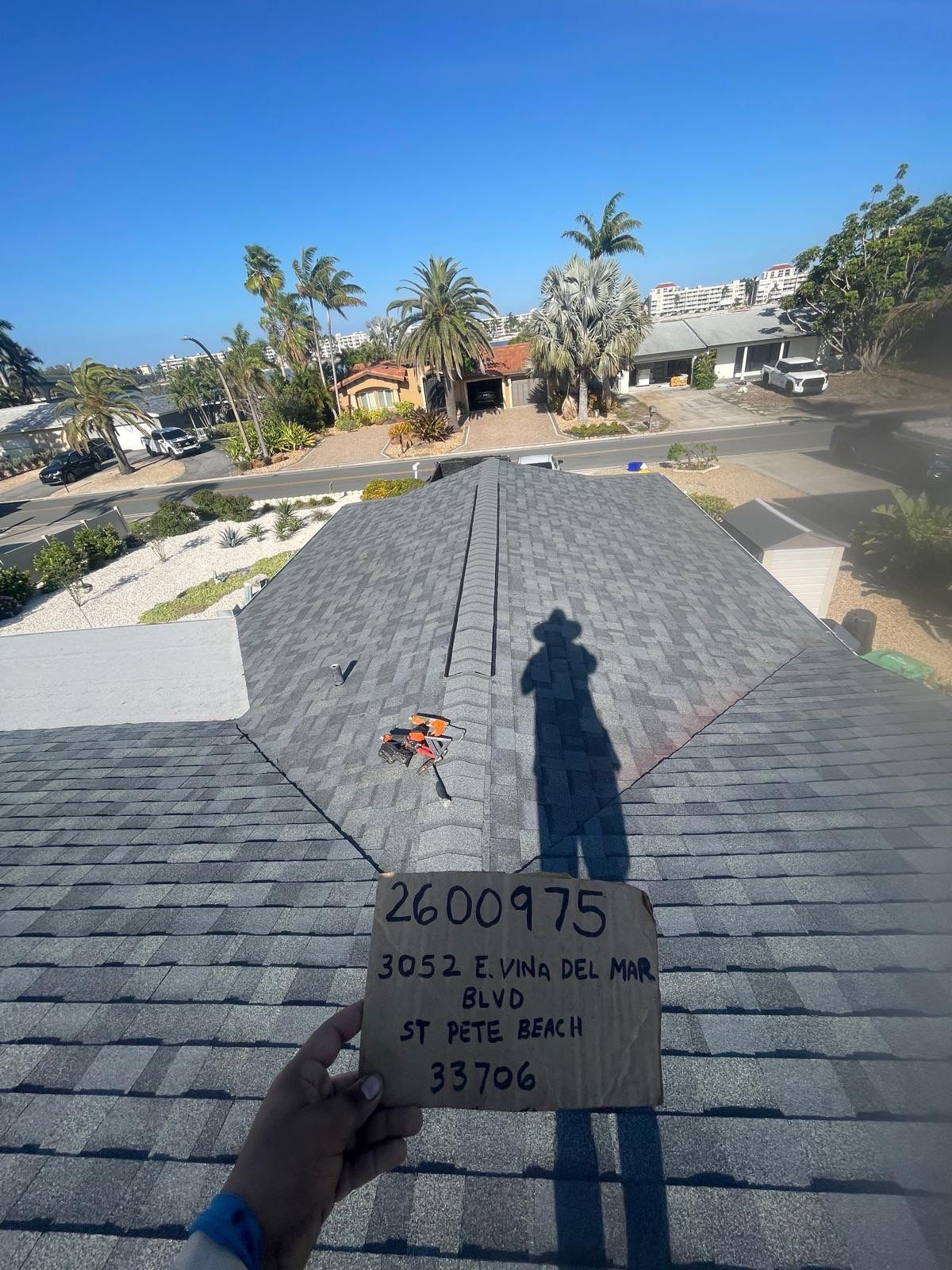 Project in St. Pete Beach 33706 by Mitchell Roofing Company LLC 