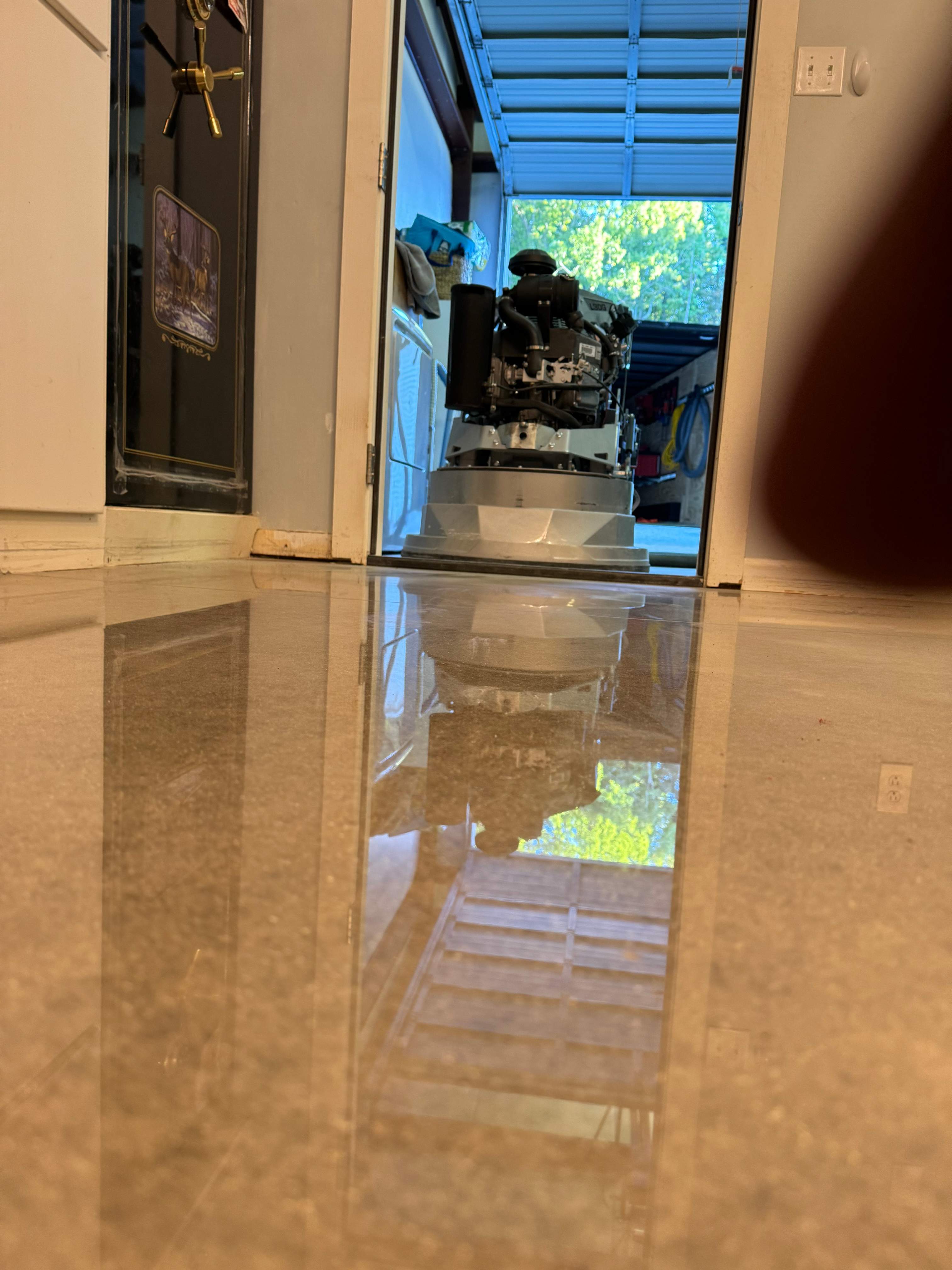 Natural Polished Floor by Endure Concrete Coatings