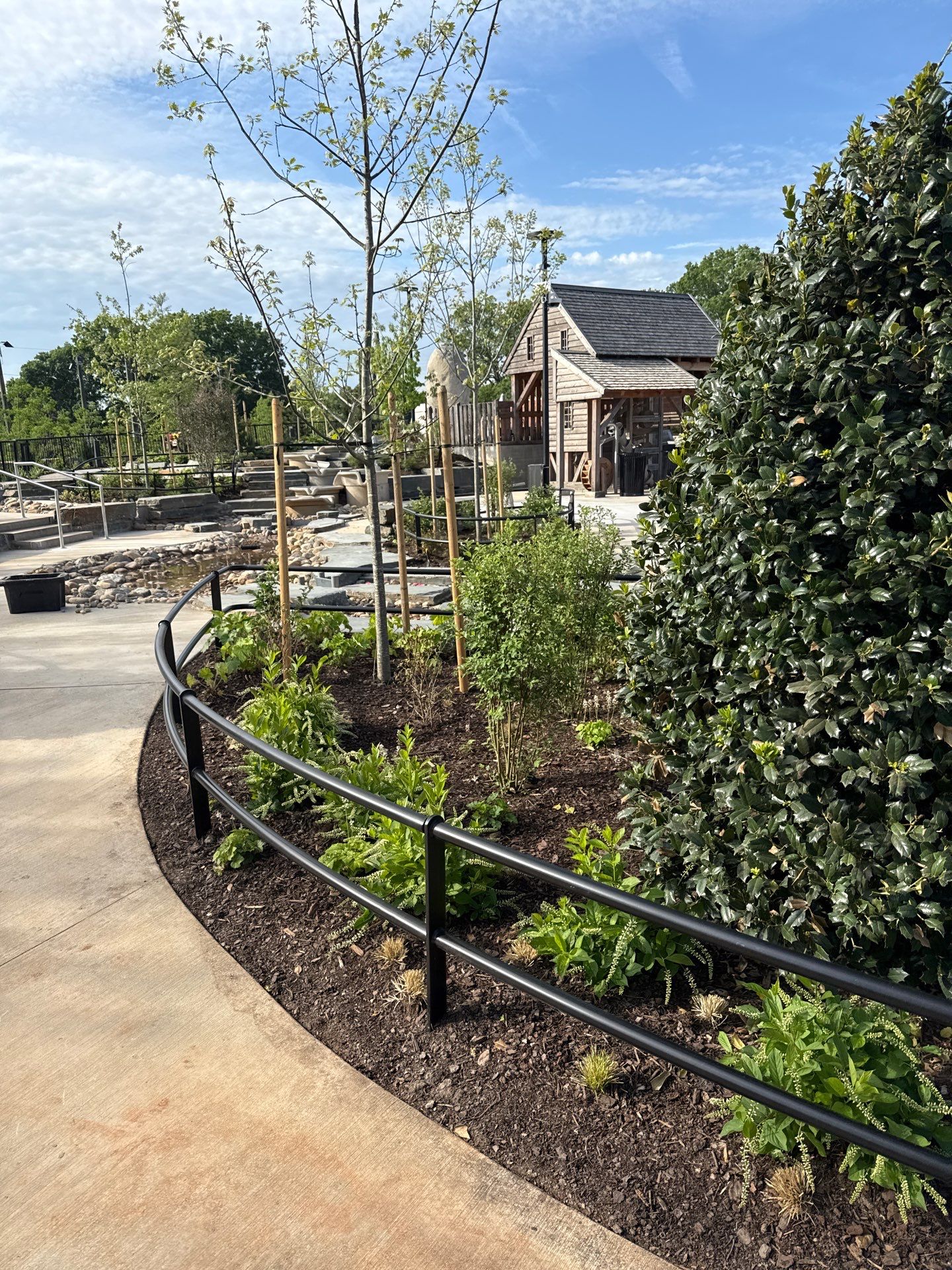 Playground using Mini Mesh by Mccall Commercial Fencing