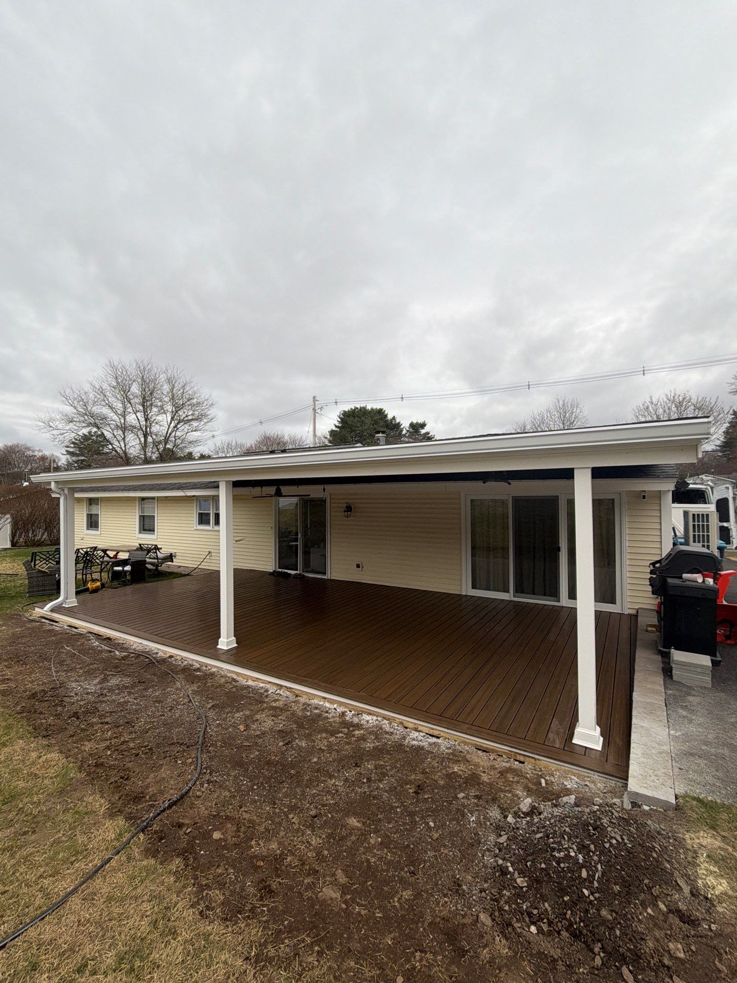 Composite Deck Installation in Hudson by UBrothers Construction