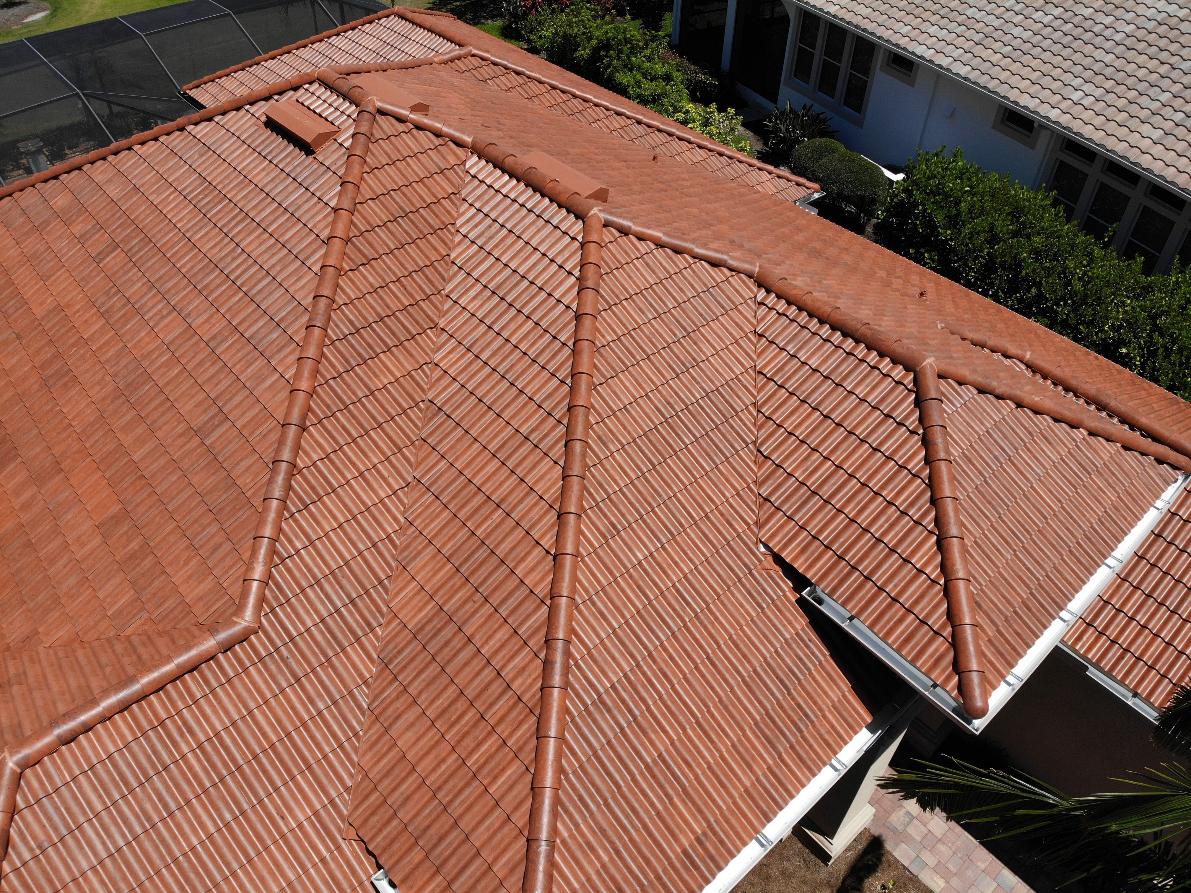 Residential Roofing Installation using Composite Spanish Tile by International Roofing