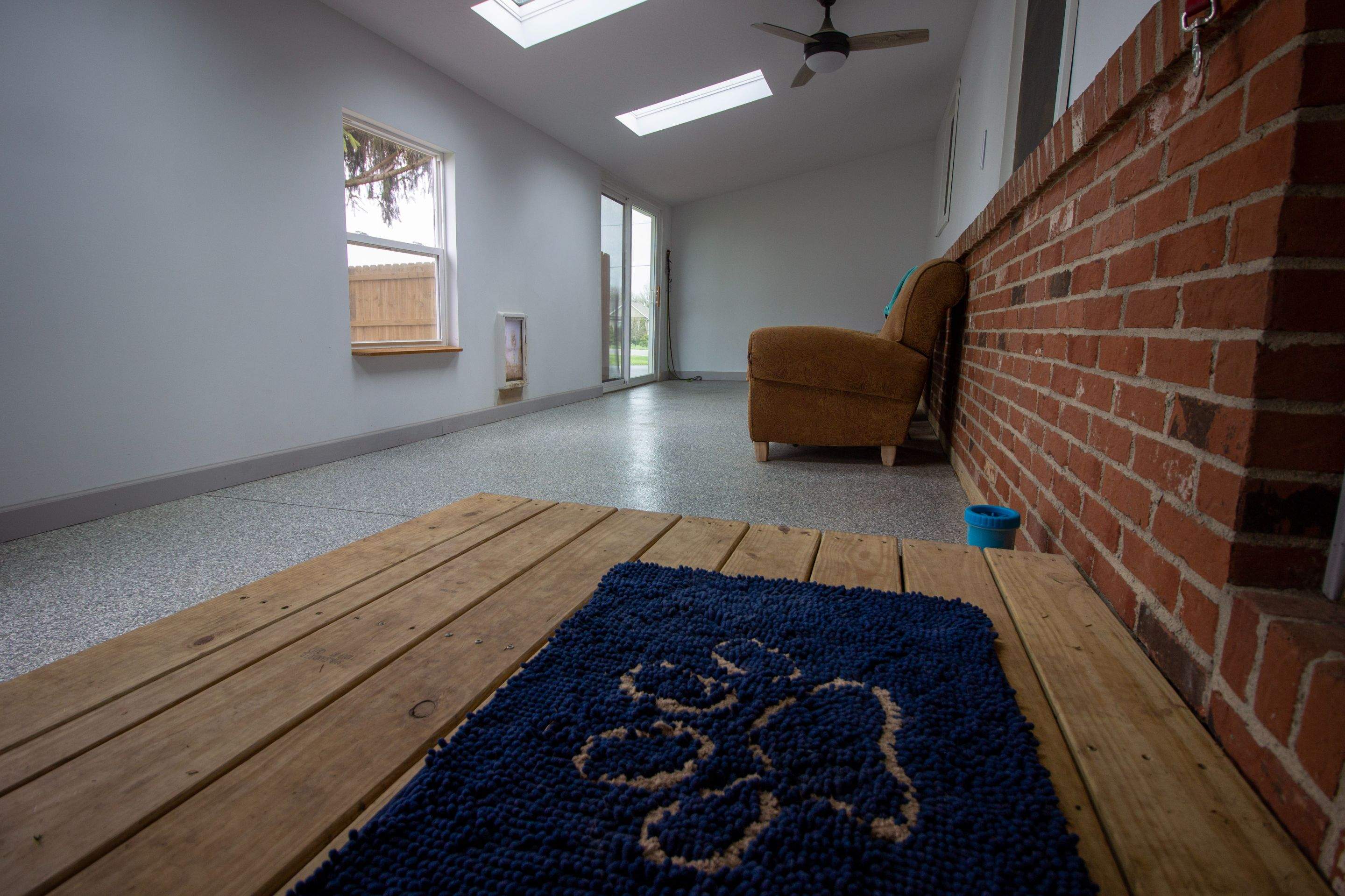 Sunroom Installation using Granite by Your1DayFloor.com