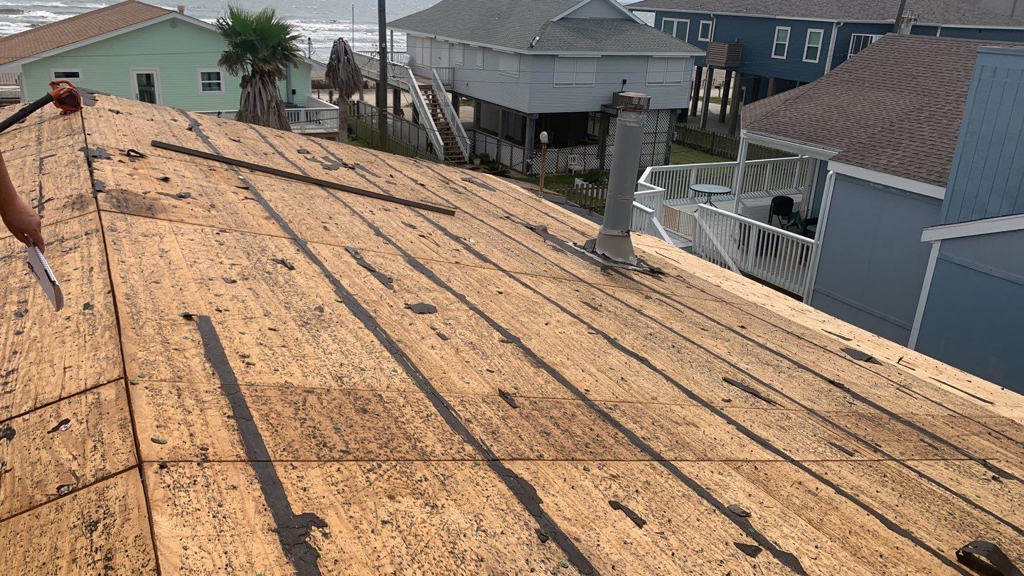 Galveston Waterfront Roof Installation In Progress by Elite Roofing LLC