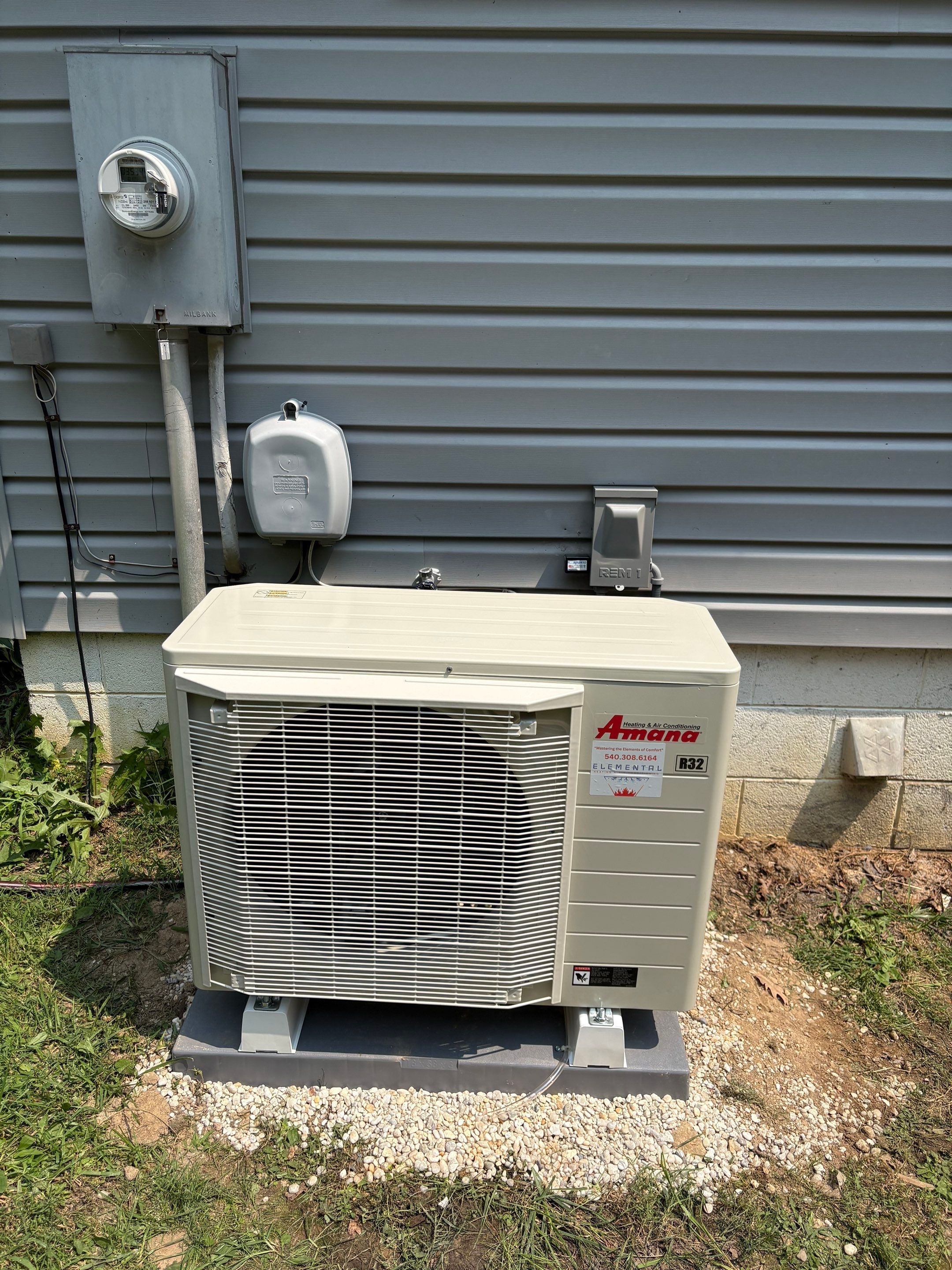 Amana S-Series install in Maurertown by Elemental Heating and air conditioning LLC