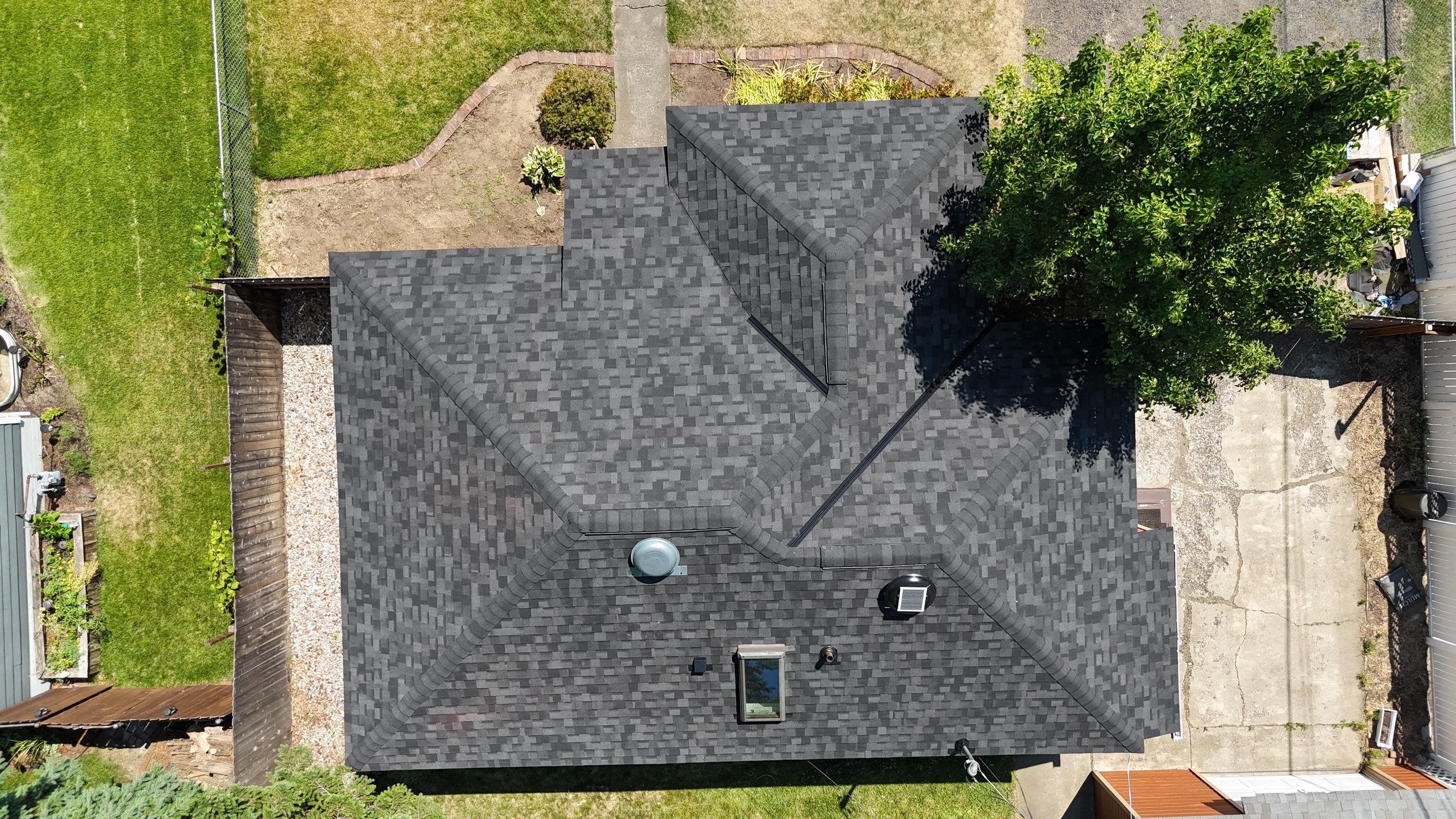 Alpine Roofing Completes Stunning CertainTeed Mac Def Moire Black Landmark PRO Installation on N Andrew St, Spokane, WA by Alpine Roofing