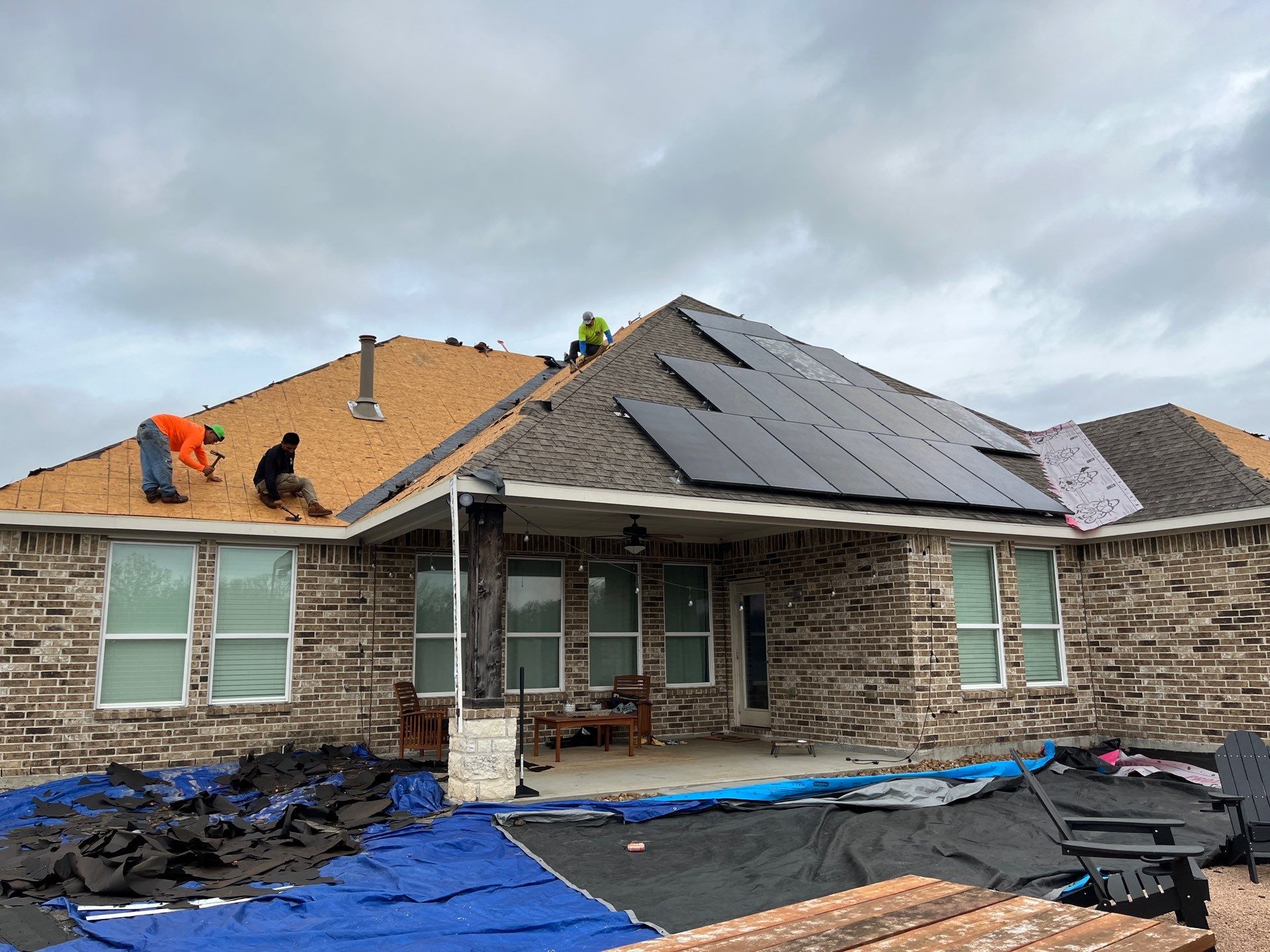 Hail Damage using Owen's Corning Duration (Lifetime) Shingles by Roof Repair Company