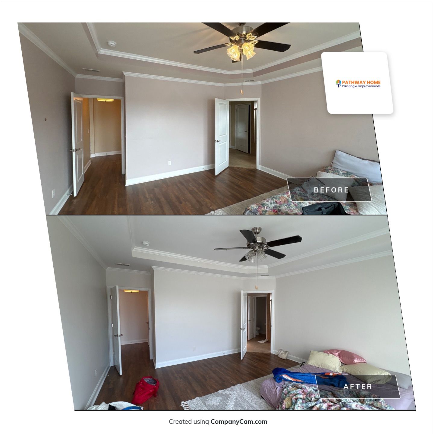 From Concern to Comfort: A Full Interior Transformation Done Right by Pathway Home Painting & Improvements