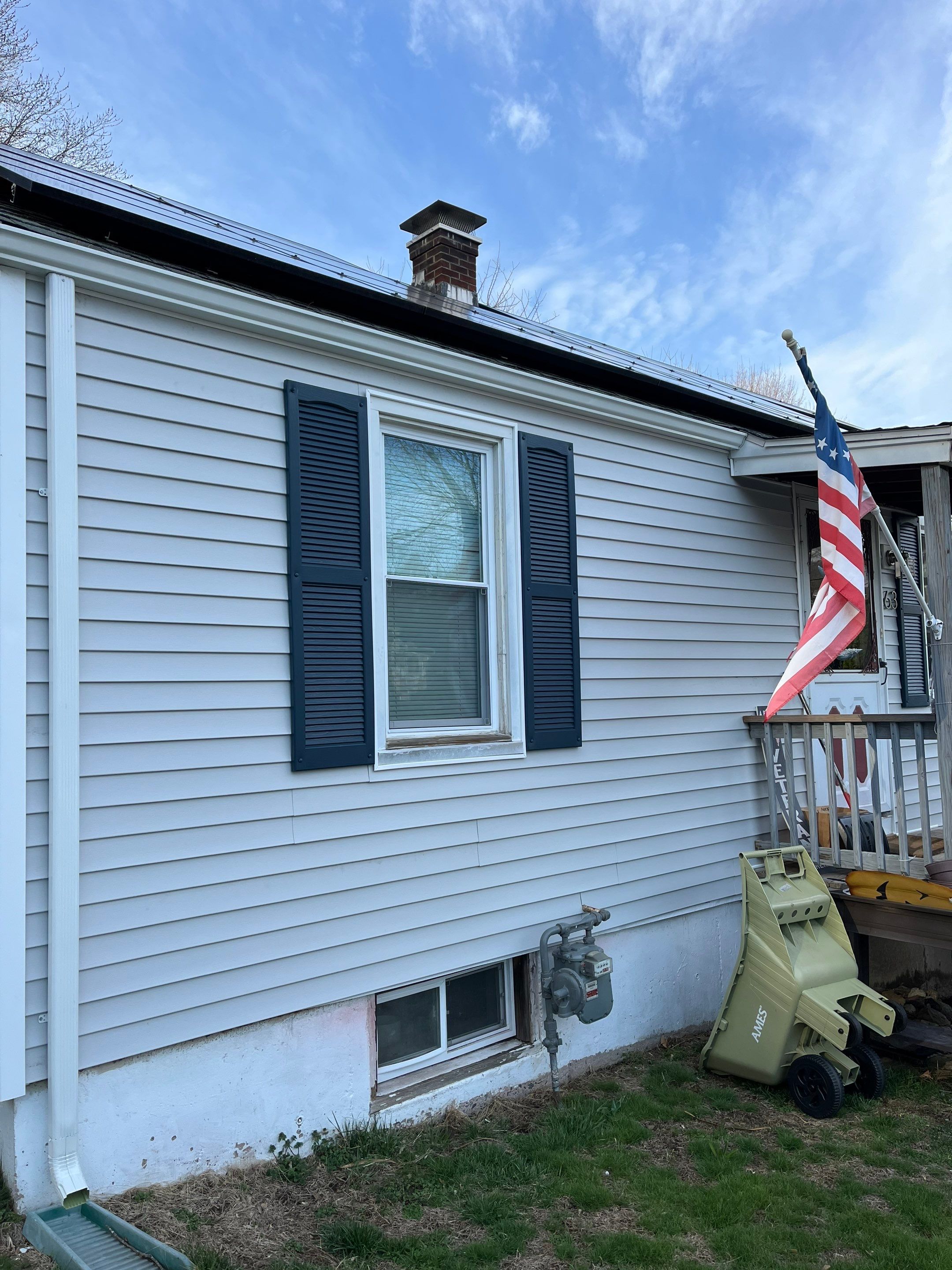 New Siding & Partial Chimney Rebuild