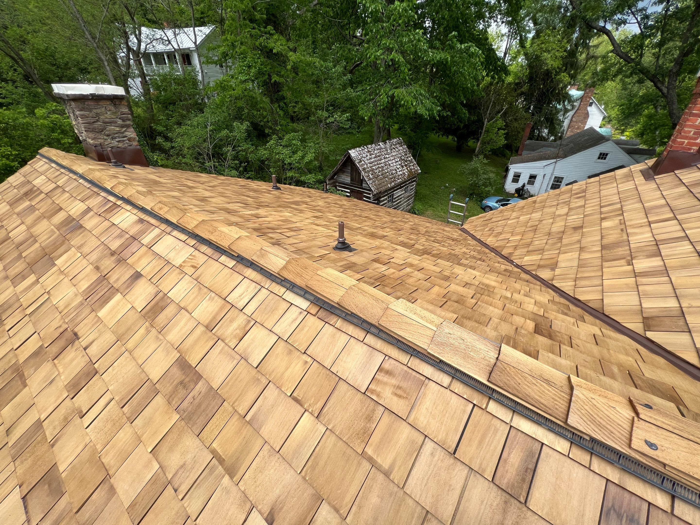 Gainesville Historic Structure: Western Red Cedar #1 Perfection G&R CCA Cedar Shakes by RM Banning, Inc.