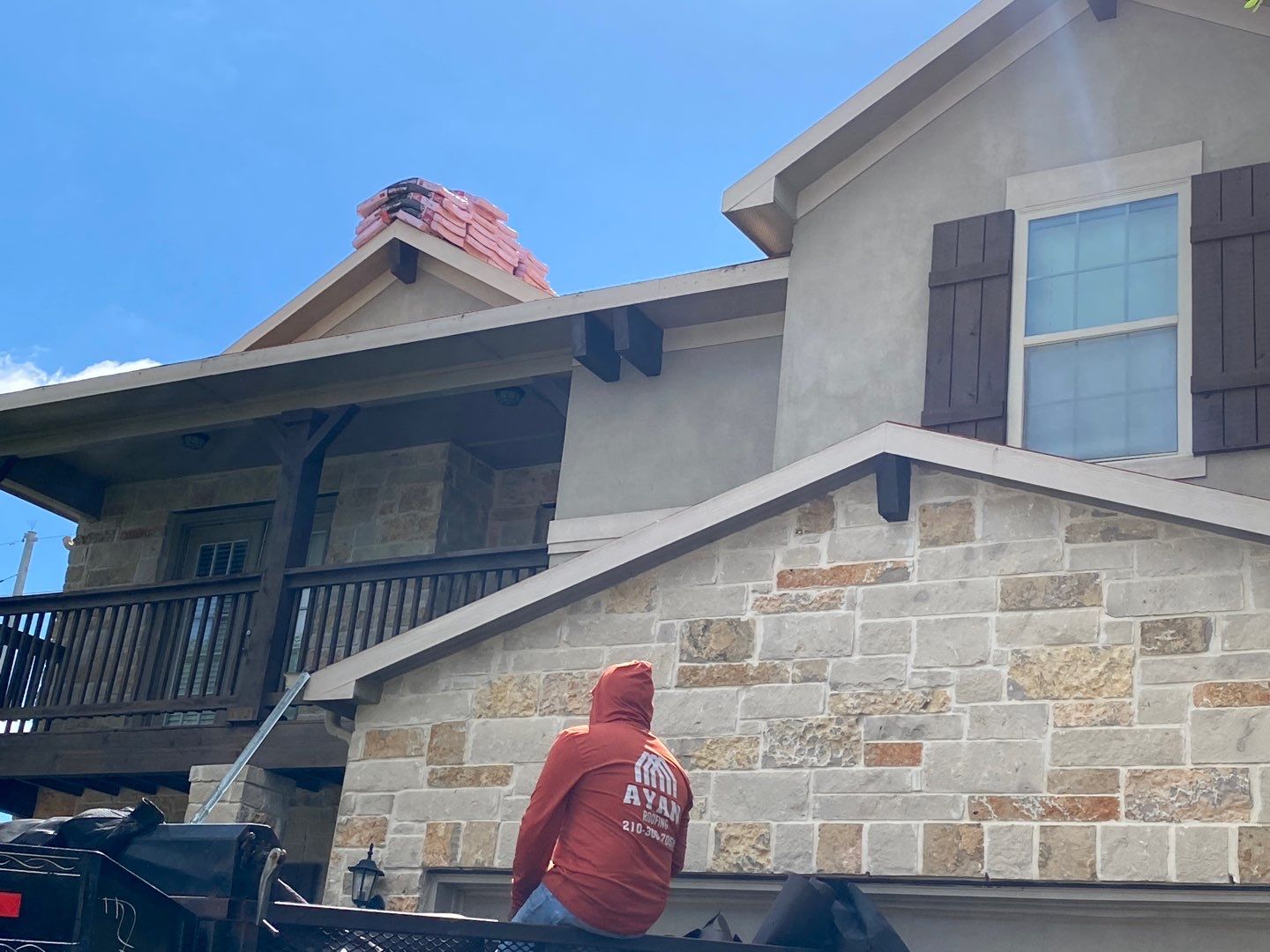 Teak Roof Replacement & Gutter Installation | San Antonio, TX by Ayan Roofing