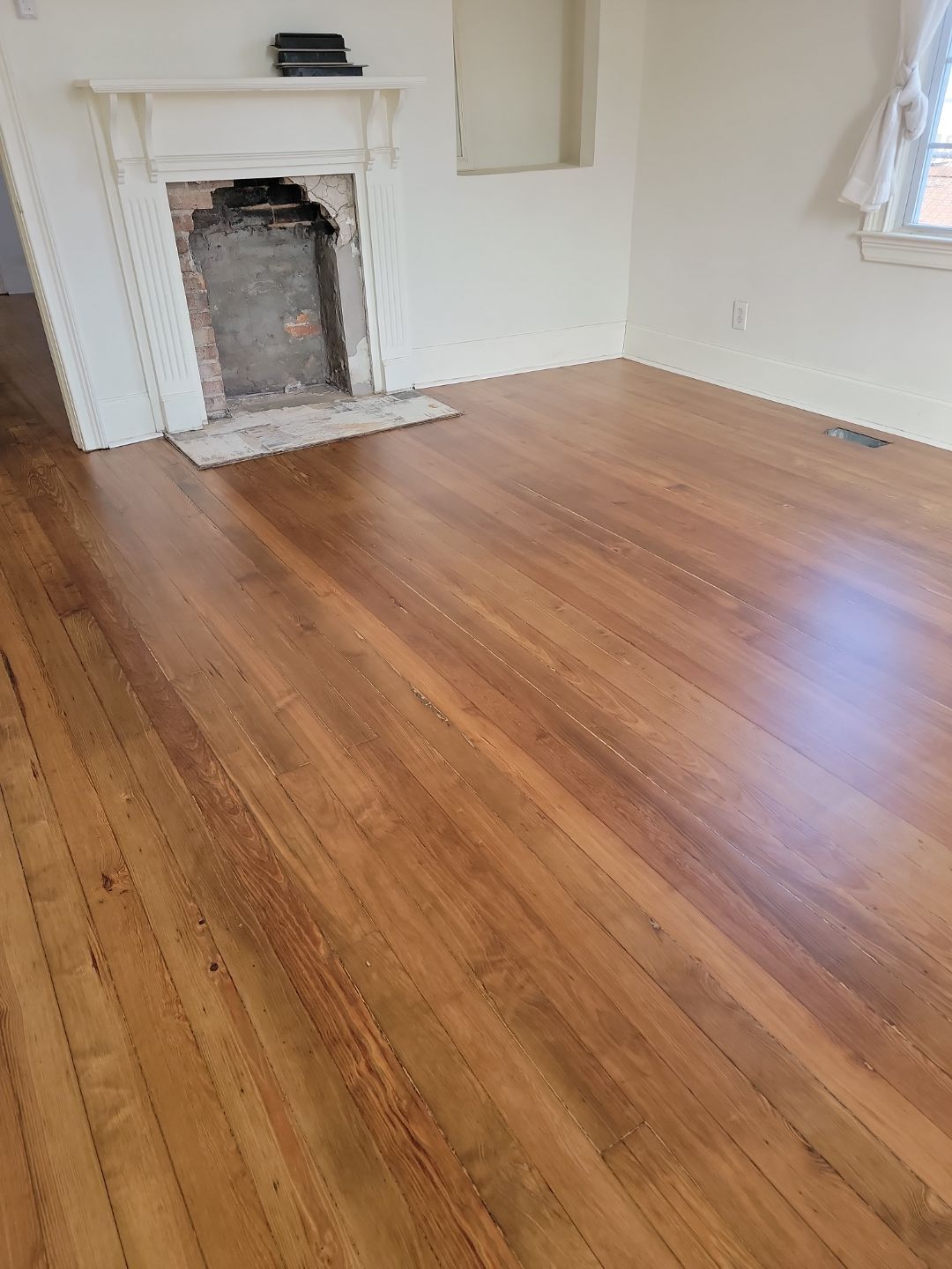 Hardwood Refinish and repair by Footprints Floors of Nashville
