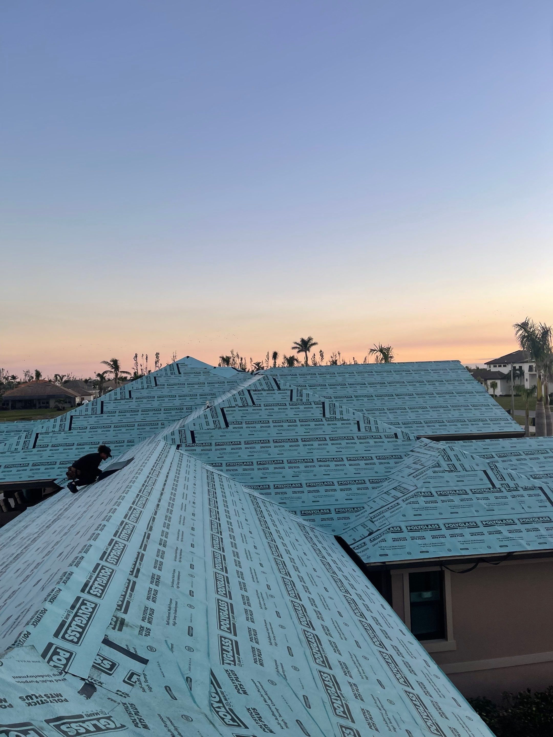 Residential Roofing Installation using Standing Seam Metal Roof in Cape Coral, FL by International Roofing