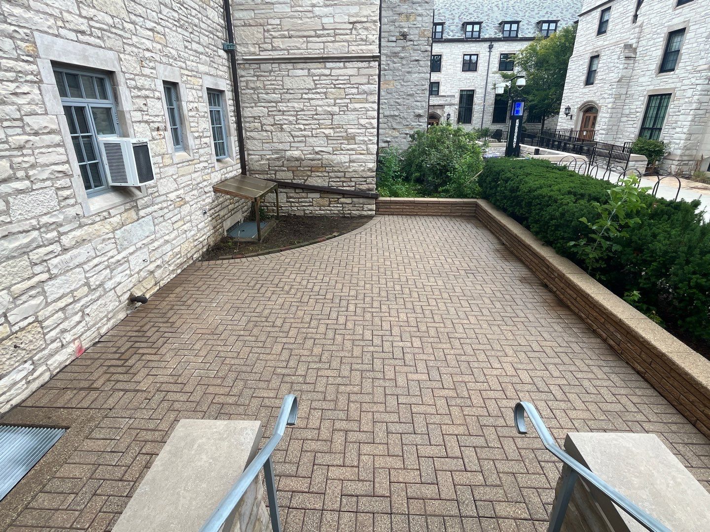 Brick paver cleaning. by Northern Power Washing LLC.