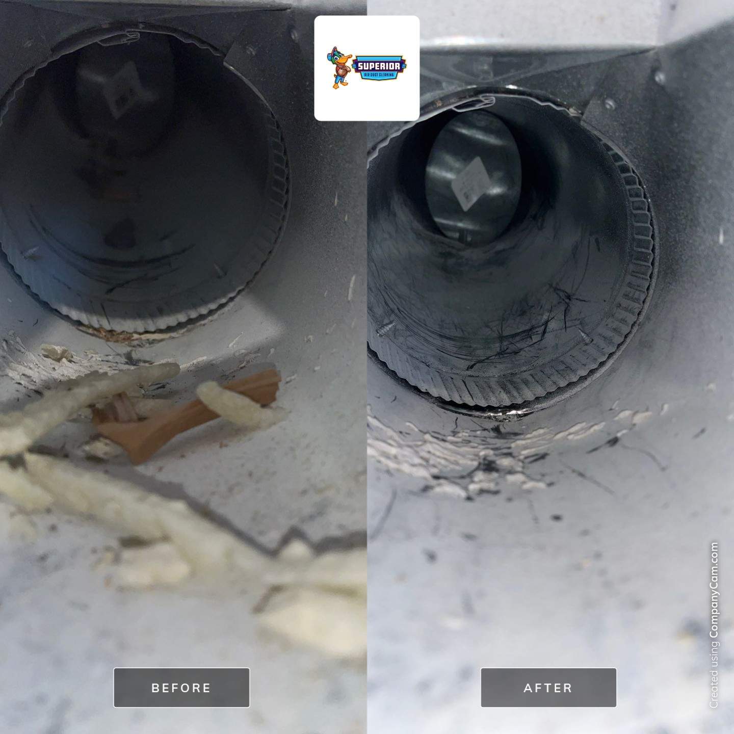 Air Duct Cleaning With a Vacuum Truck in Columbiana, OH by Superior Air Duct Cleaning