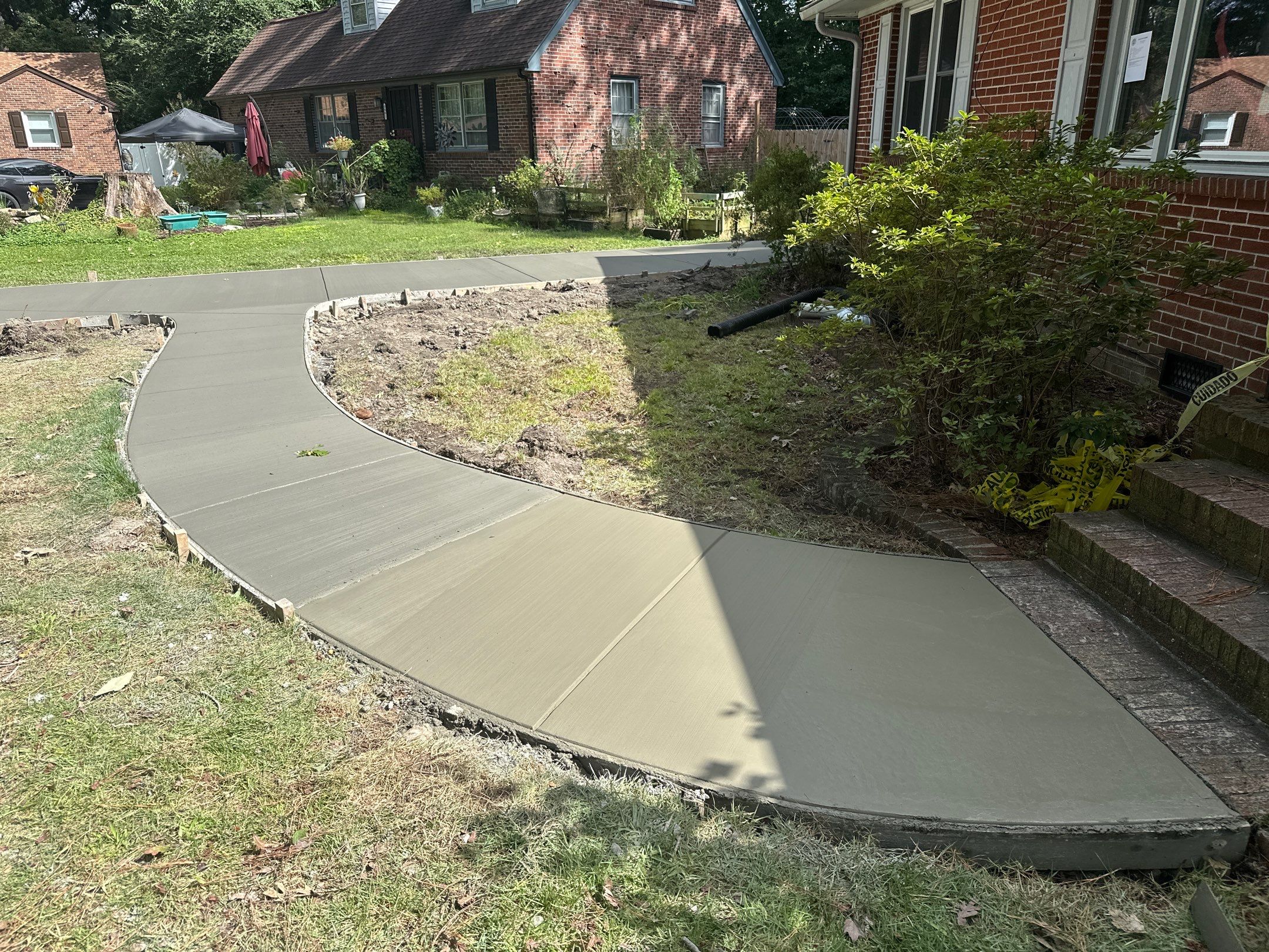 Project in Virginia Beach by Sam The Concrete Man Virginia Beach