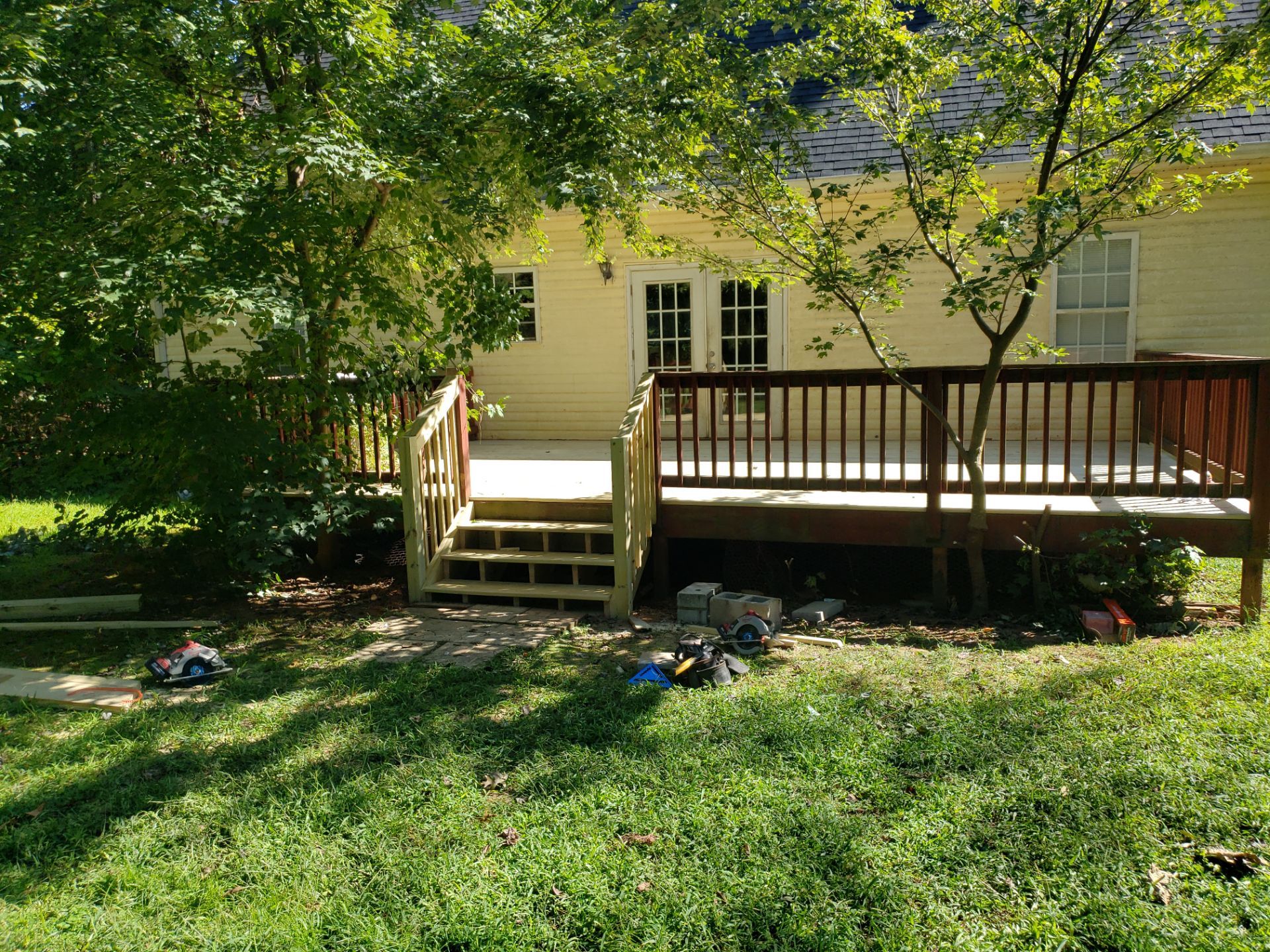 Deck Redecking & Custom Stair Rebuild by A Step Above Handy LLC