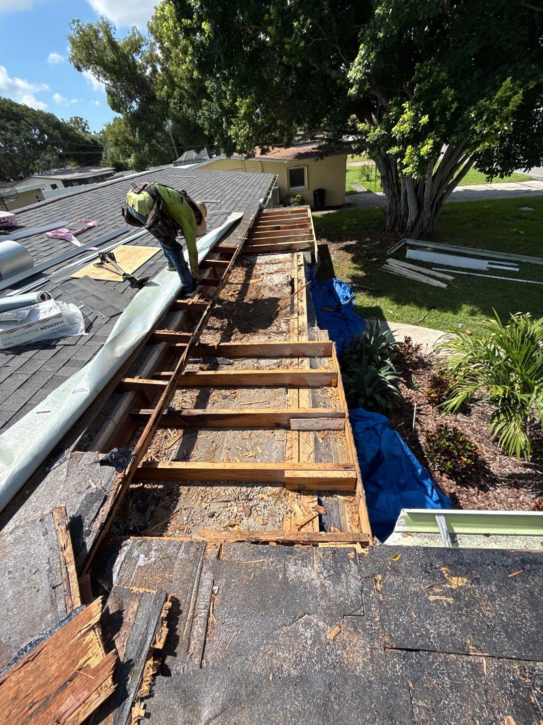 Project in St. Petersburg 33702 by Mitchell Roofing Company LLC 