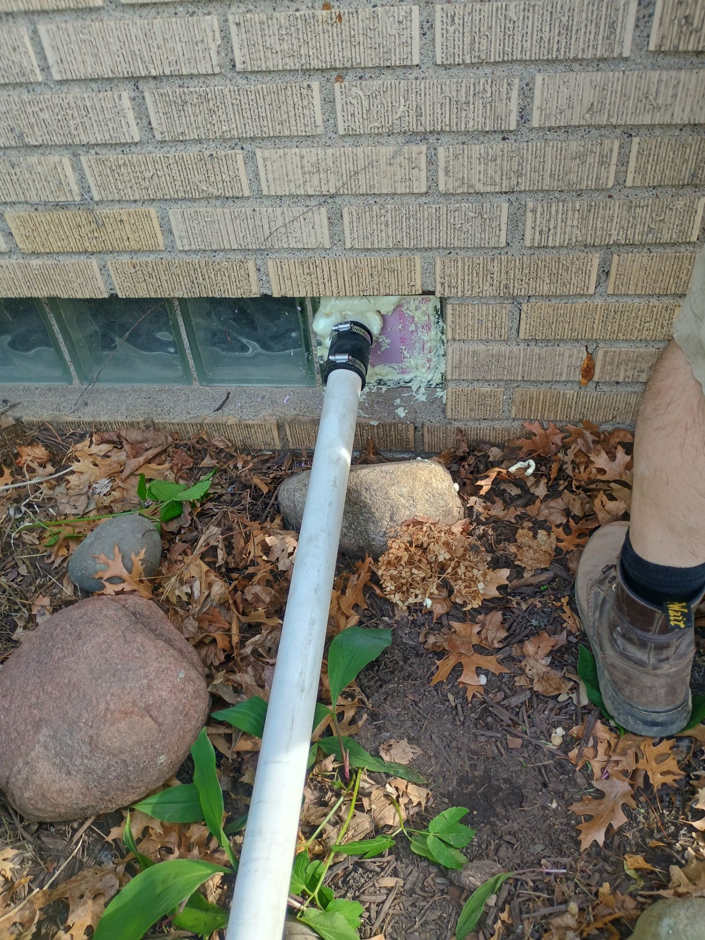Sump Basin & Discharge Completion in St. Paul, MN by Waterproofing Northeast