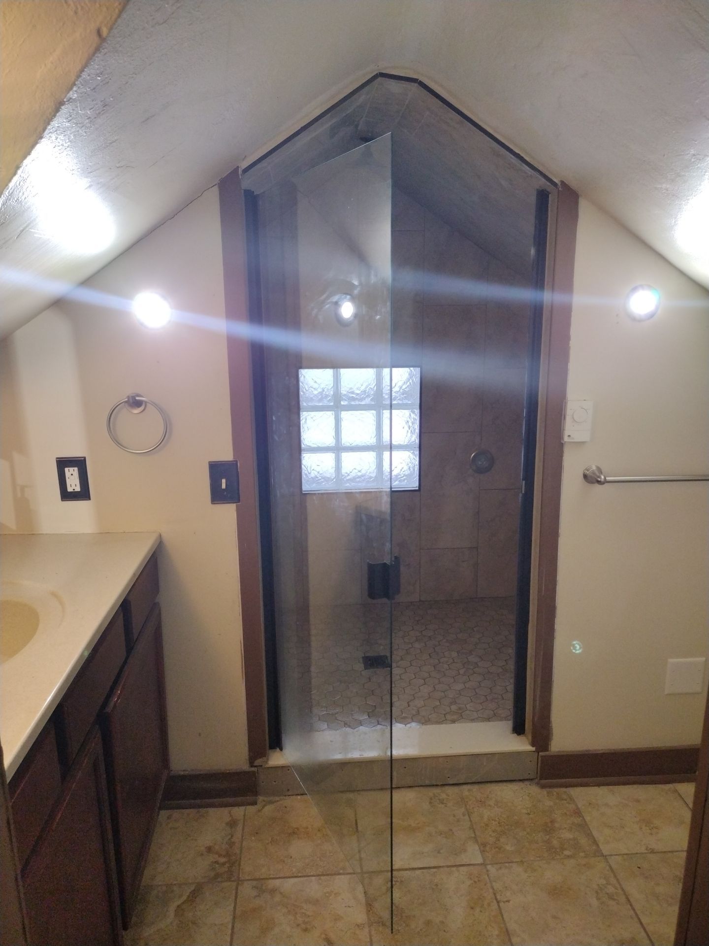 Shower Remodel & Ceiling Restoration – Correcting Water Damage and Rebuilding Right by Johnny Five Construction 