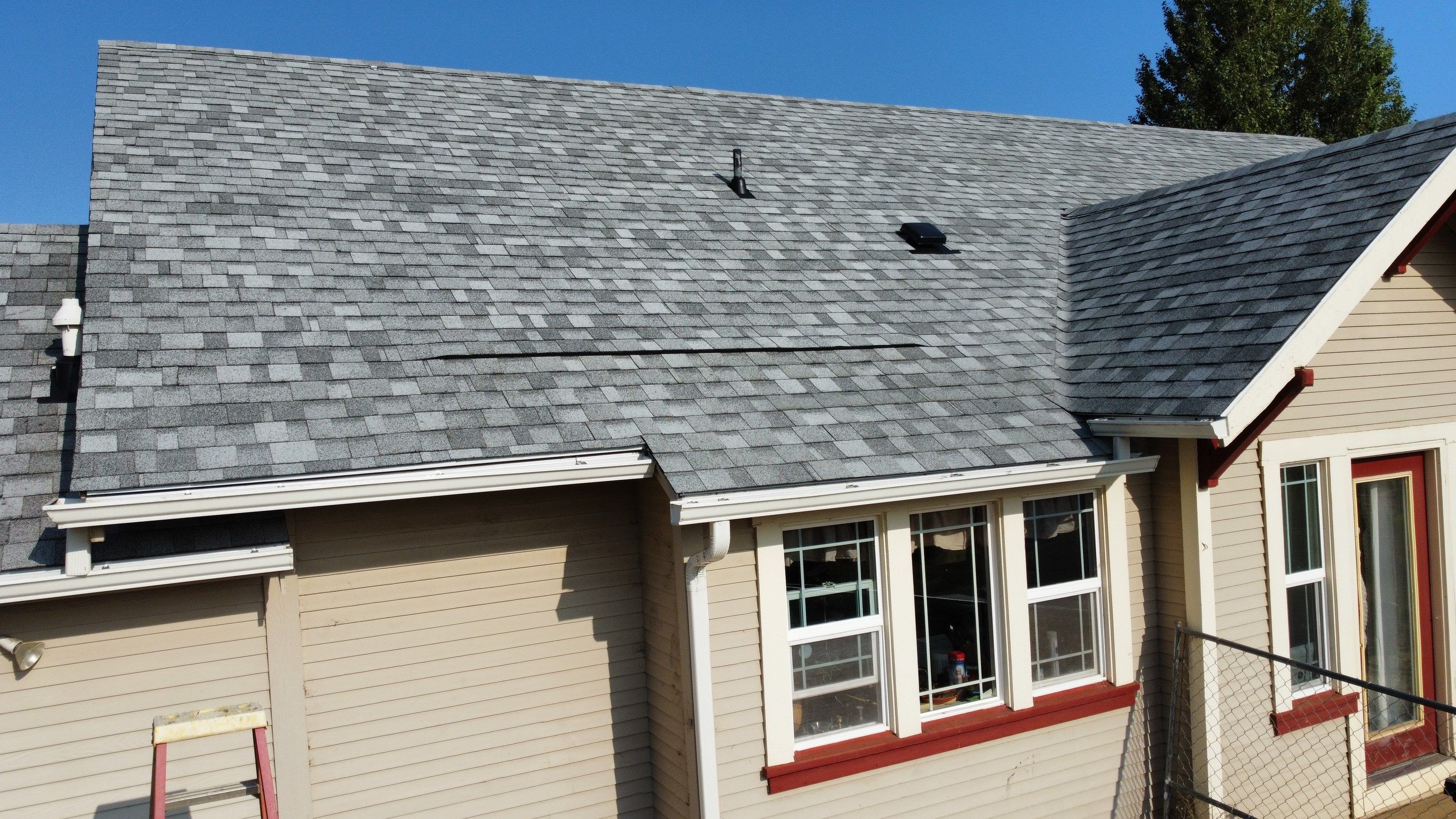 Residential Roofing Installation using IKO Dynasty (Color: Frostone Grey) by Orezona Building & Roofing Company, Inc.