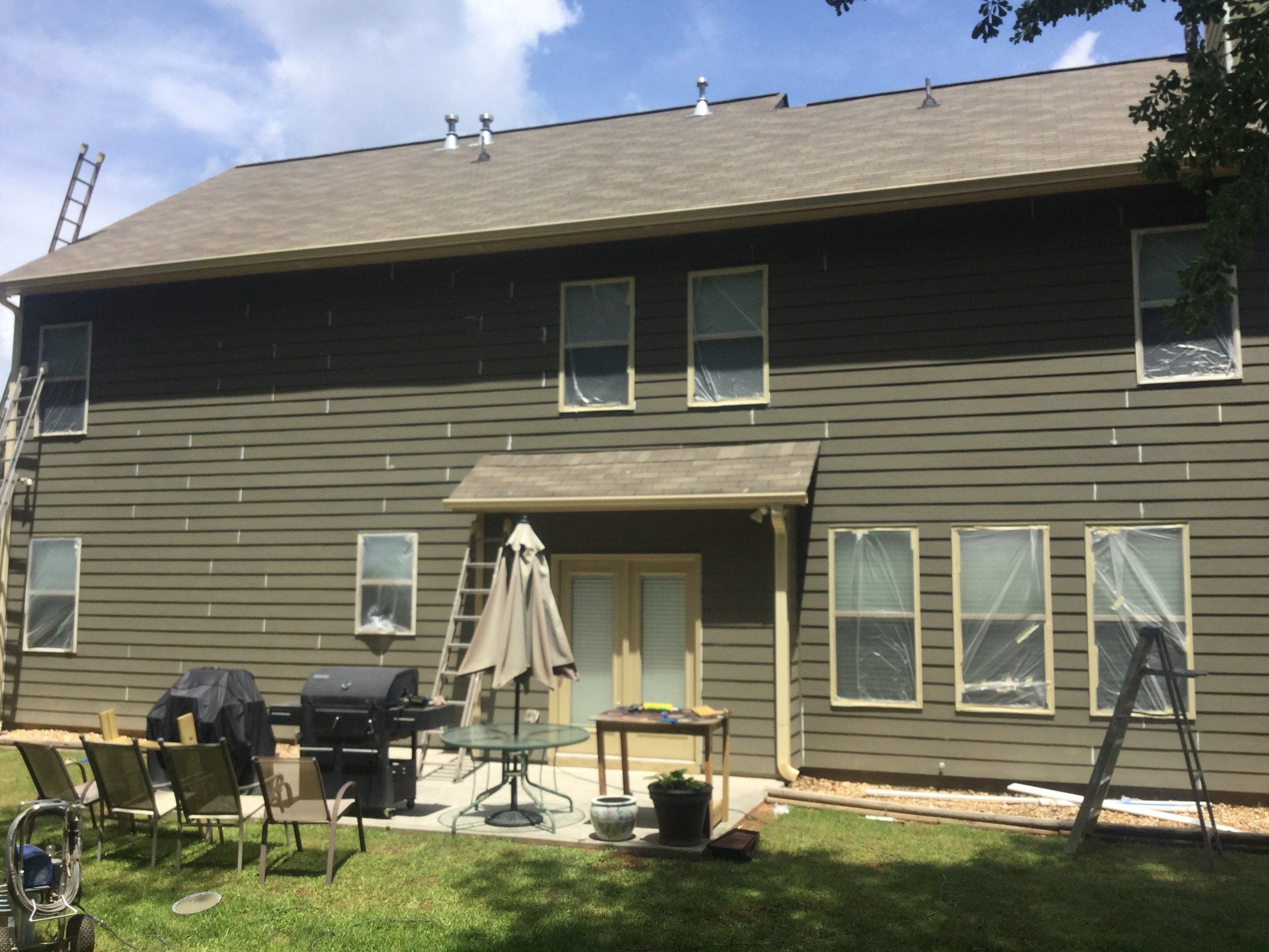 Full Exterior House Painting and Trim Refresh in Powder Springs by Swift Home Renovations