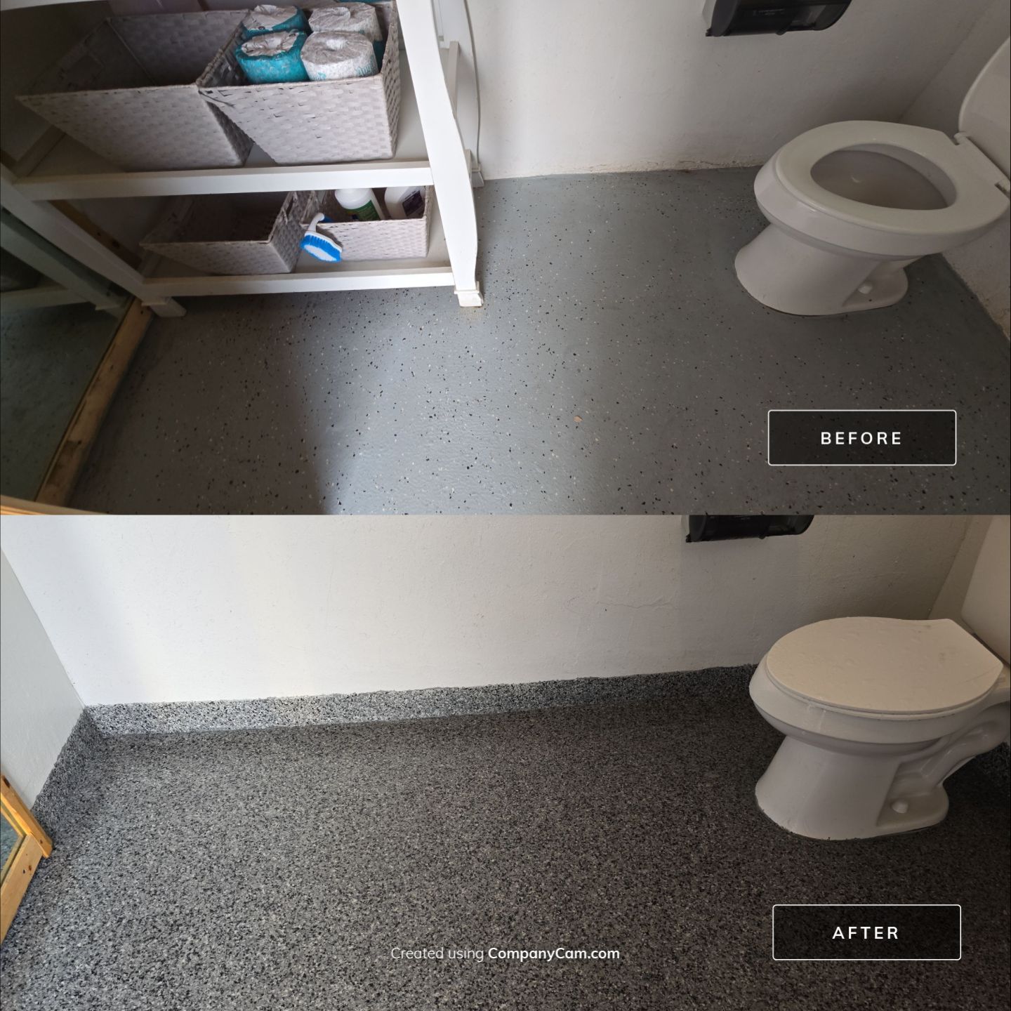 Check it out! Steelwheel Corner gets a new floor! by Elite Floor Solutions