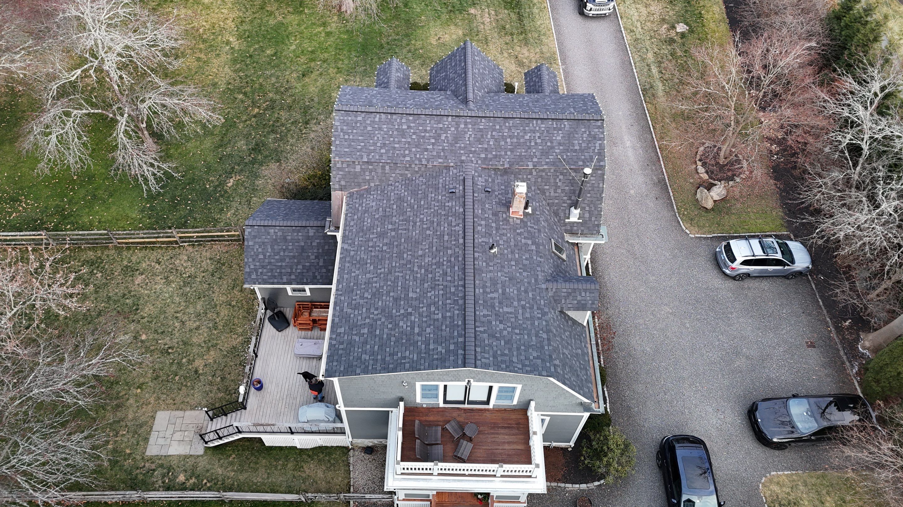 Owens Corning Duration: Onyx Black in Ridgefield, Connecticut by Golden Shield Roofing
